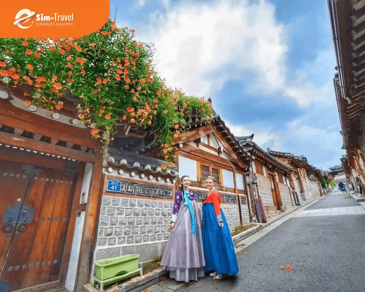 Đi Nami mặc Hanok