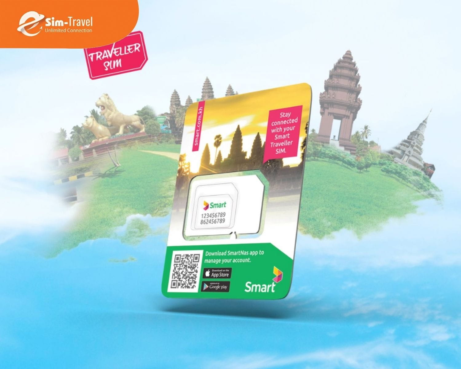SIM Smart Campuchia mang đến tốc độ 4G vượt trội tại c&aacute;c th&agrave;nh phố lớn.