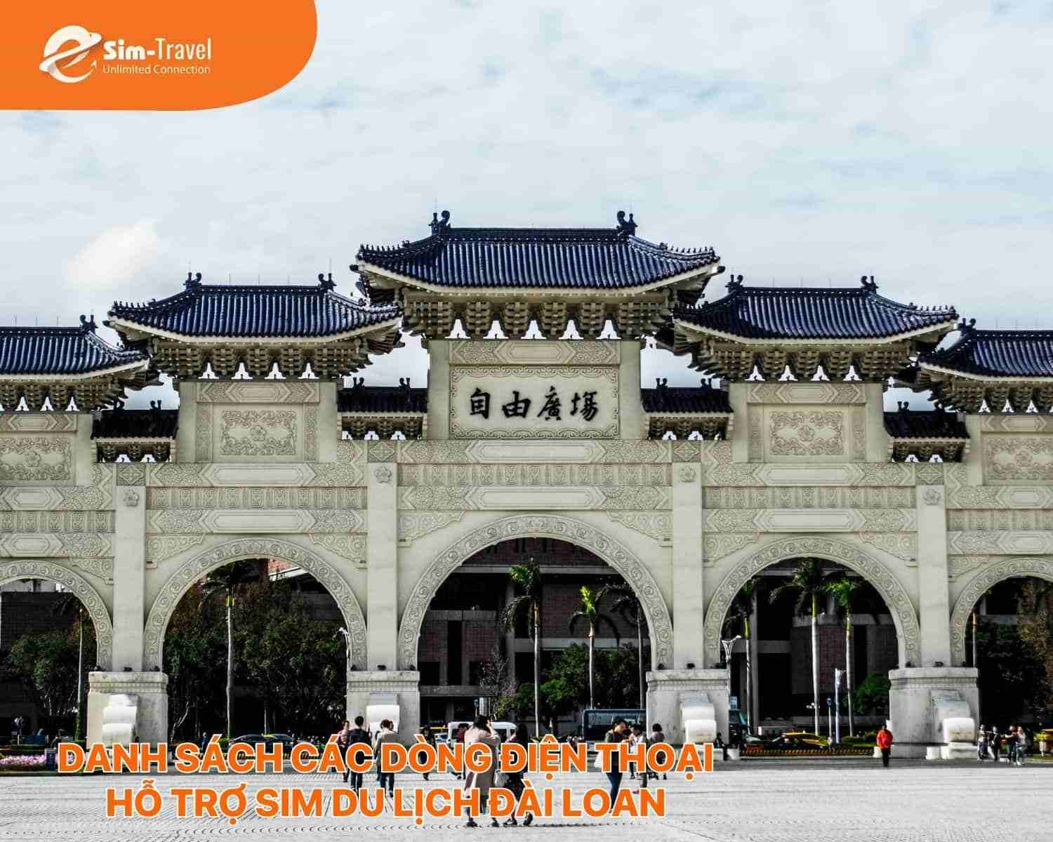 Danh sách các dòng điện thoại hỗ trợ SIM du lịch Đài Loan 