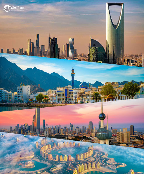 Saudi Arabia - Oman - Kuwait - Qatar