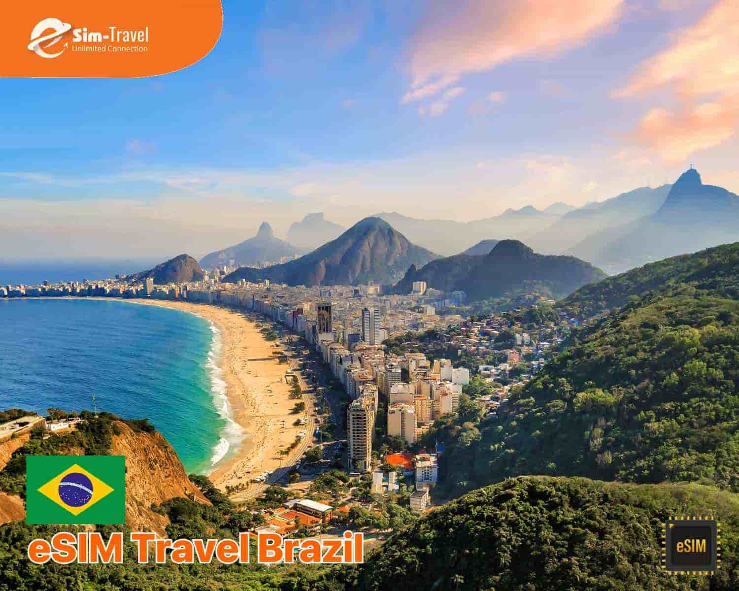 Brazil eSIM kết nối tốc độ cao v&agrave; ổn định suốt h&agrave;nh tr&igrave;nh kh&aacute;m ph&aacute;.