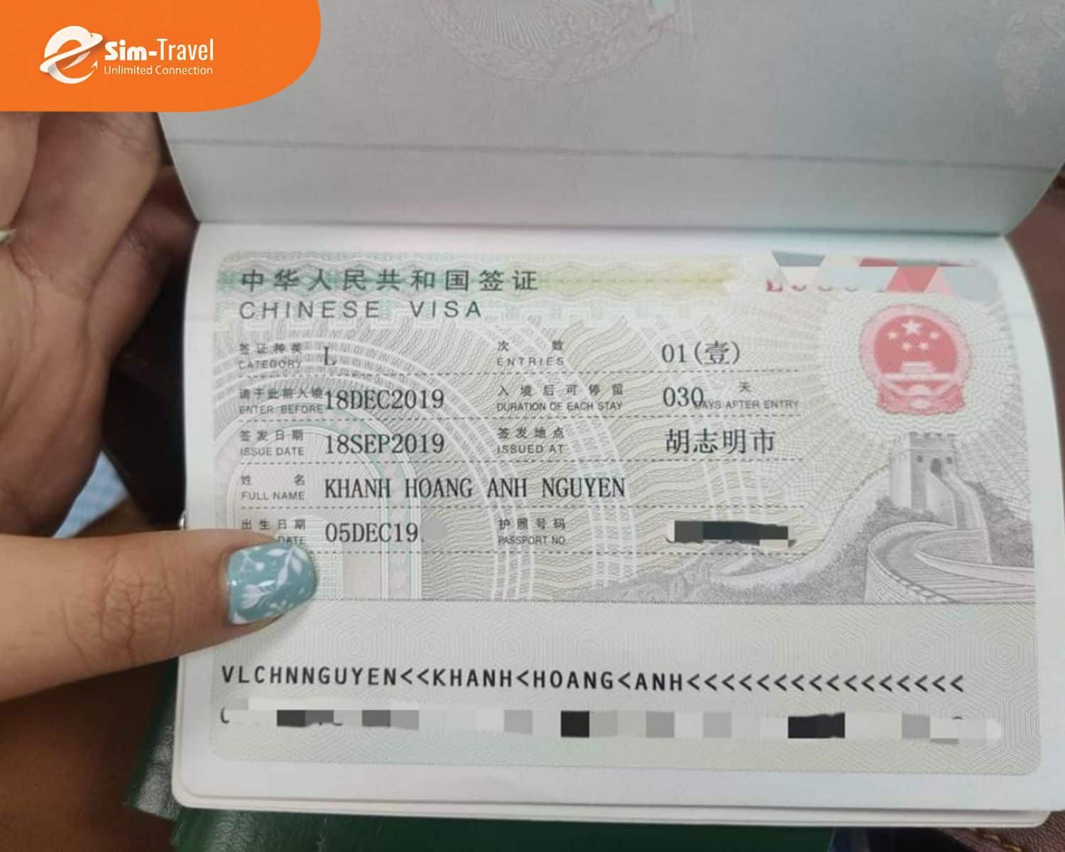 Visa du lịch Trung Quốc thủ tục giấy tờ khá đơn giản với mức chi phí từ 60-135 USD tuỳ loại