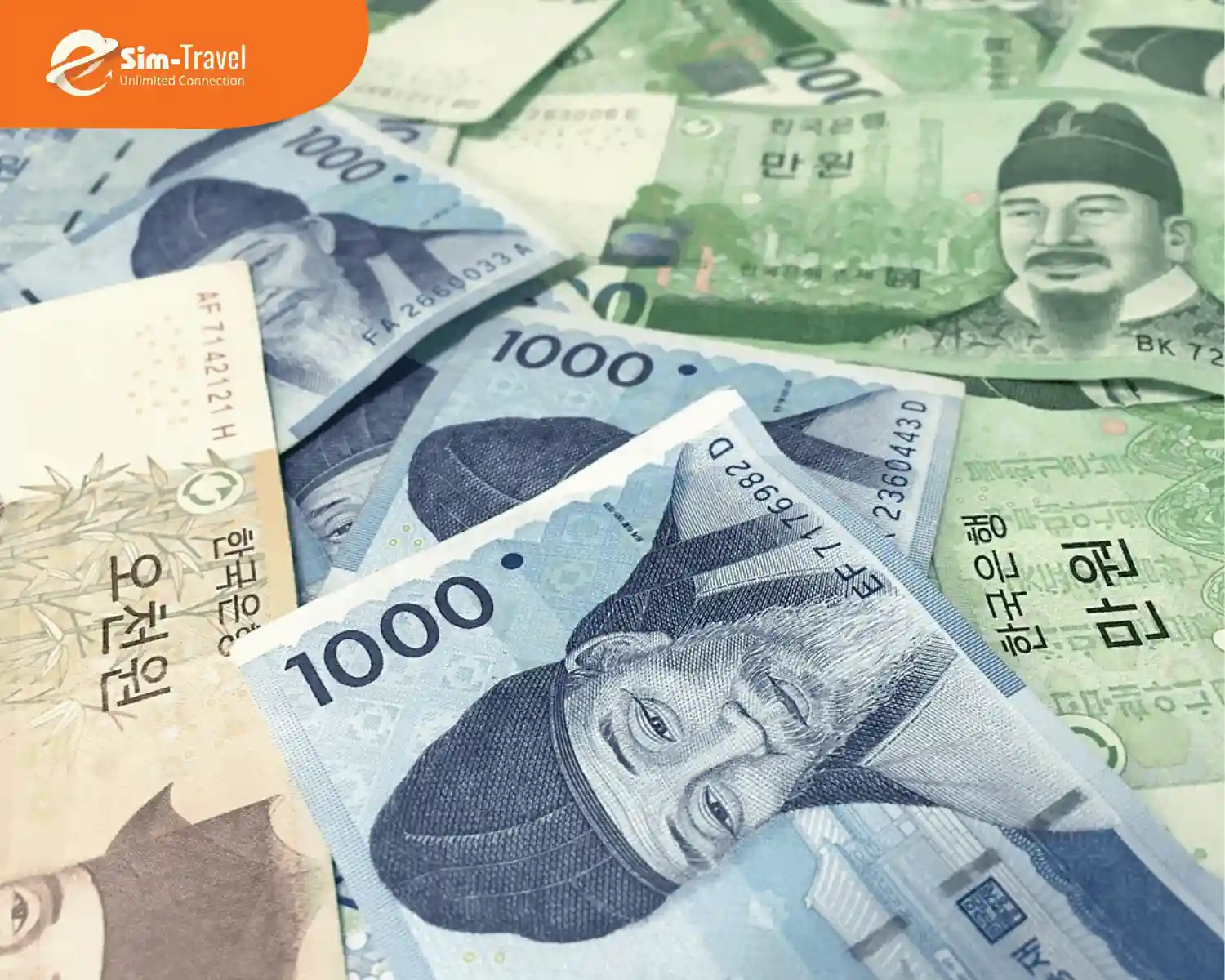 Chuẩn bị tiền Won để tiện thanh toán mua sắm khi ở Hàn Quốc