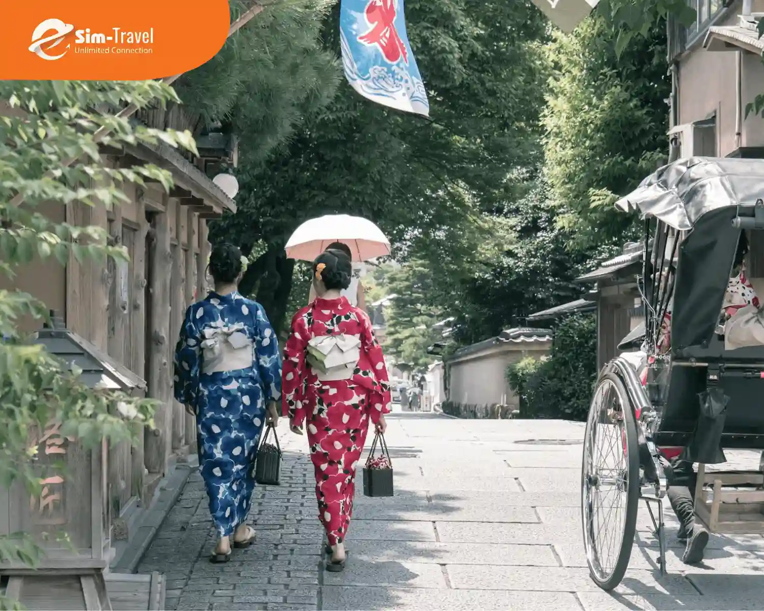 Dạo phố, tham gia hoạt động lễ hội chọn Kimono - trang phục truyền thống của Nhật Bản