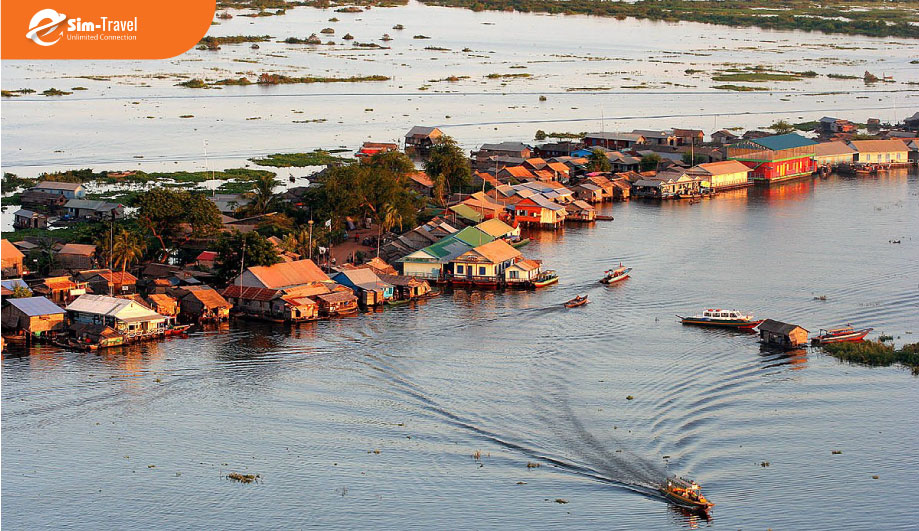Chợ nổi biển Hồ Tonle Sap Siem Reap, Campuchia