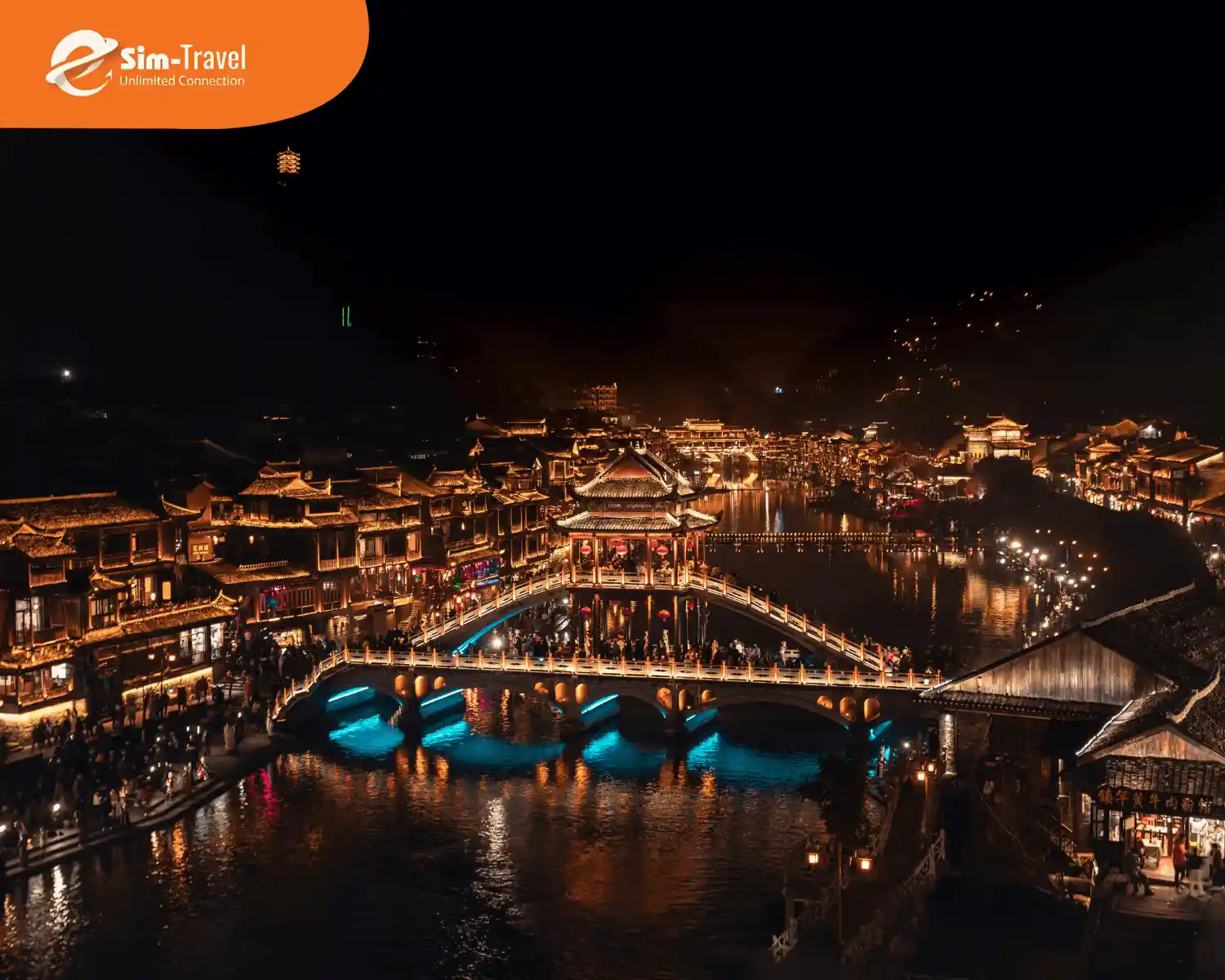 Thái Bình Cổ Trấn - Không gian lung linh về đêm