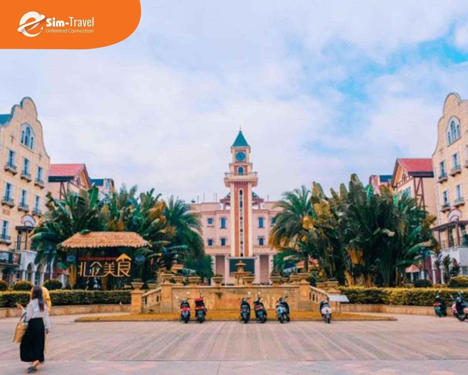 Phố du lịch Bắc Đẩu g&acirc;y ấn tượng với kiến tr&uacute;c ch&acirc;u &Acirc;u v&agrave; nhiều g&oacute;c check-in nổi bật