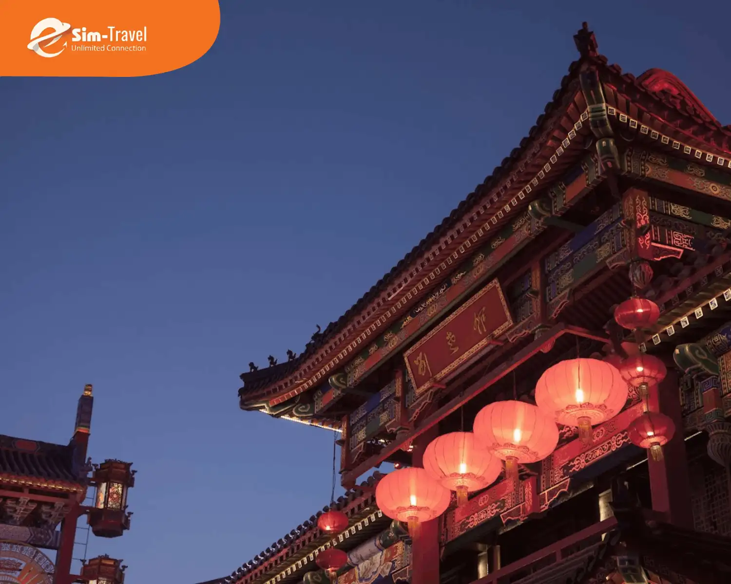 Đèn lồng mang sắc màu Trung Hoa