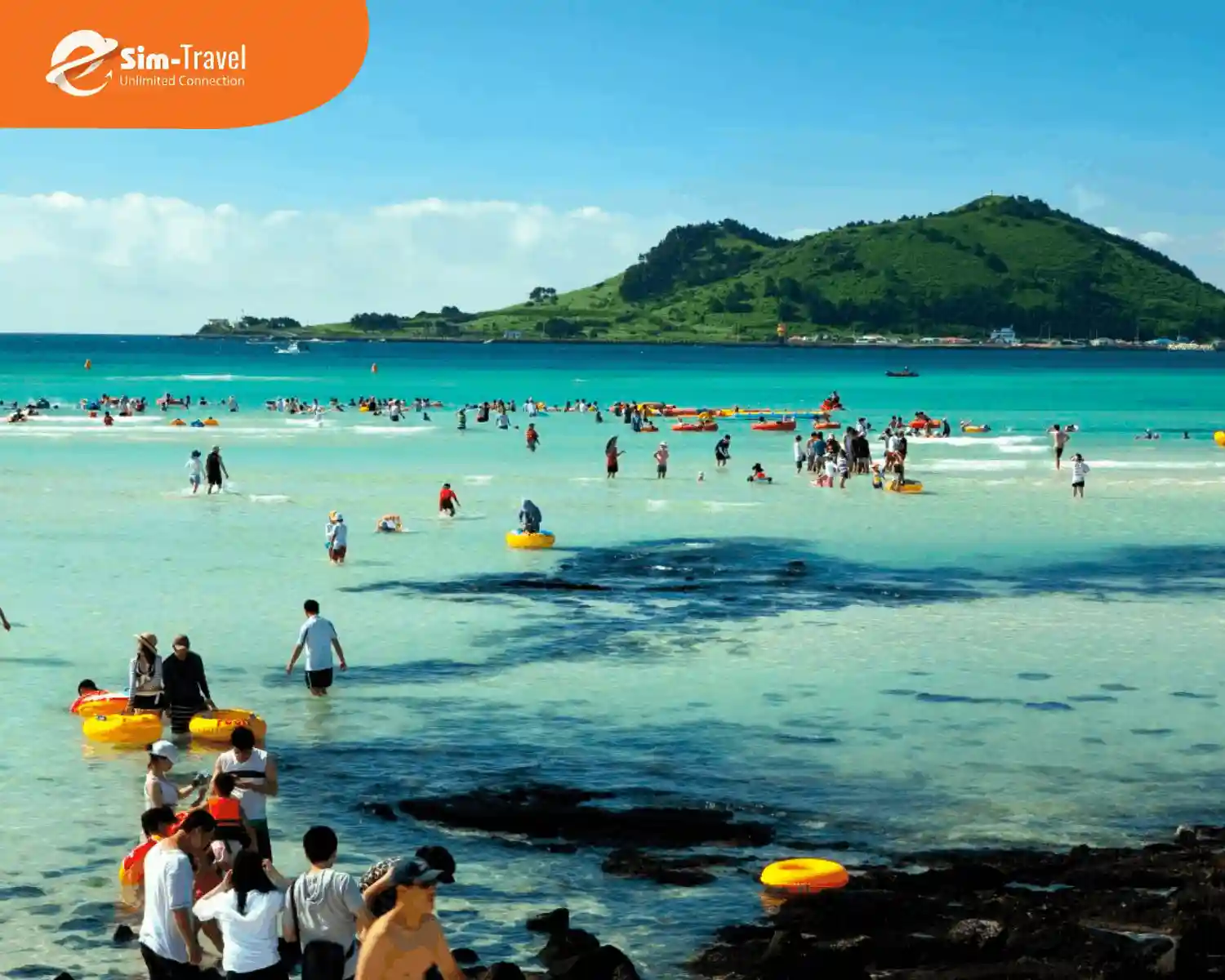 Mùa hè Jeju sôi động với các hoạt động vui chơi trên bãi biển