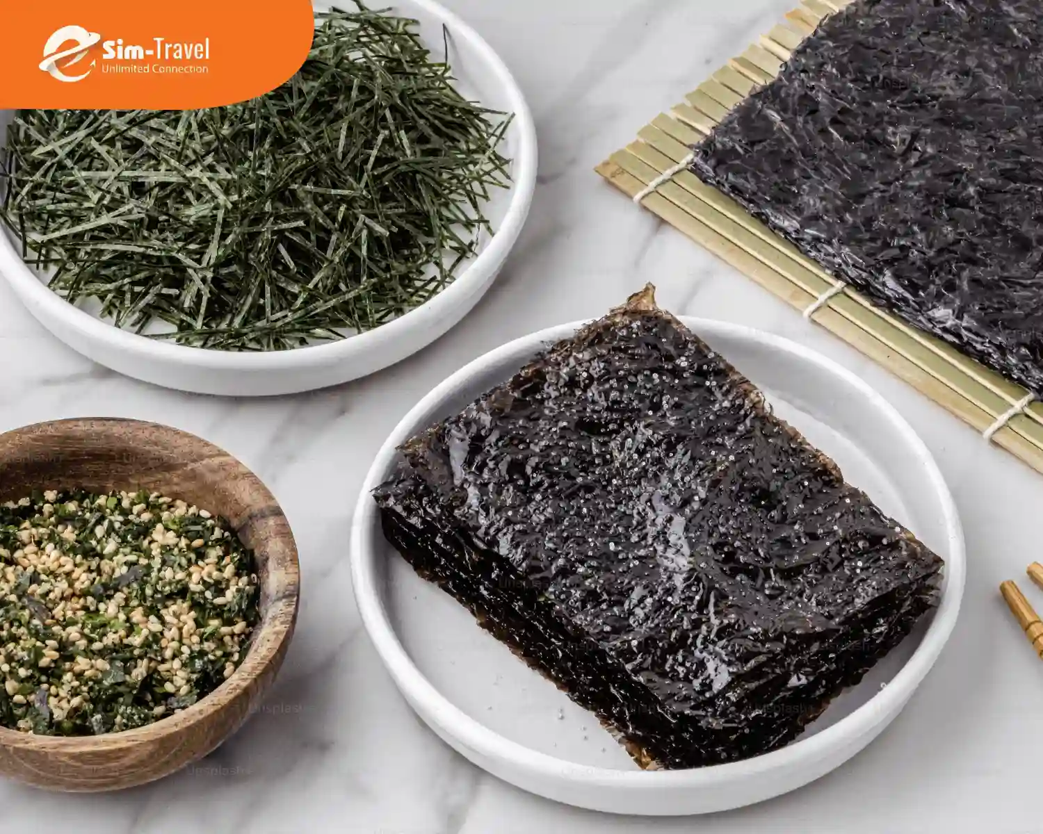 Các loại rong biển sấy khô dễ mang về