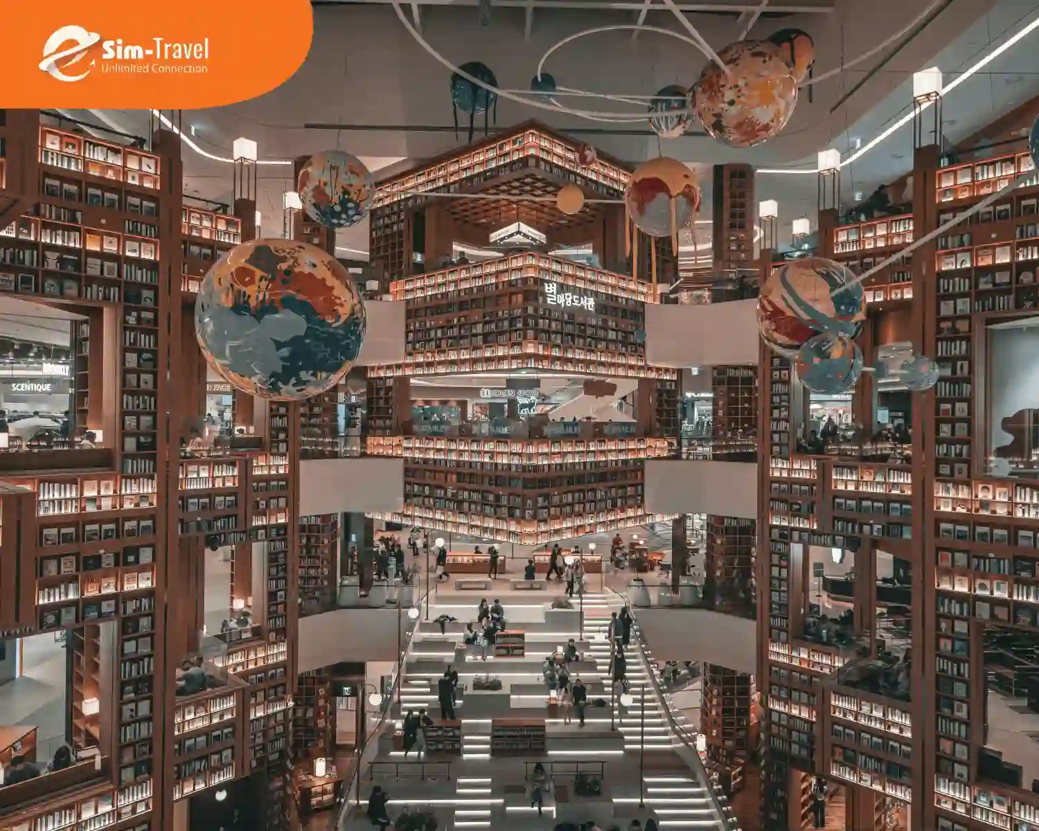 Thư viện Starfield - điểm đến thư giãn được nhiều du khách ưa thích