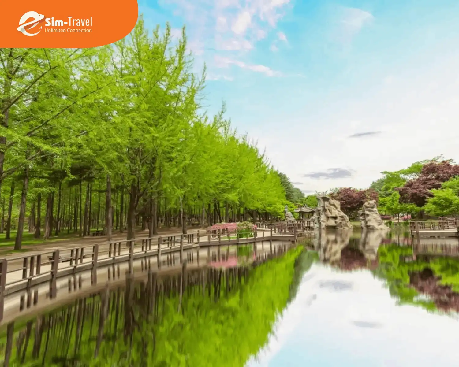 Mùa hè với thiên nhiên xanh mát