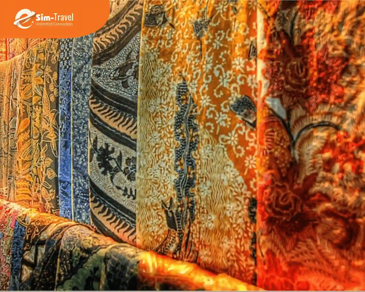 Vải batik thủ công làm các trang phục truyền thống đậm chất Malaysia