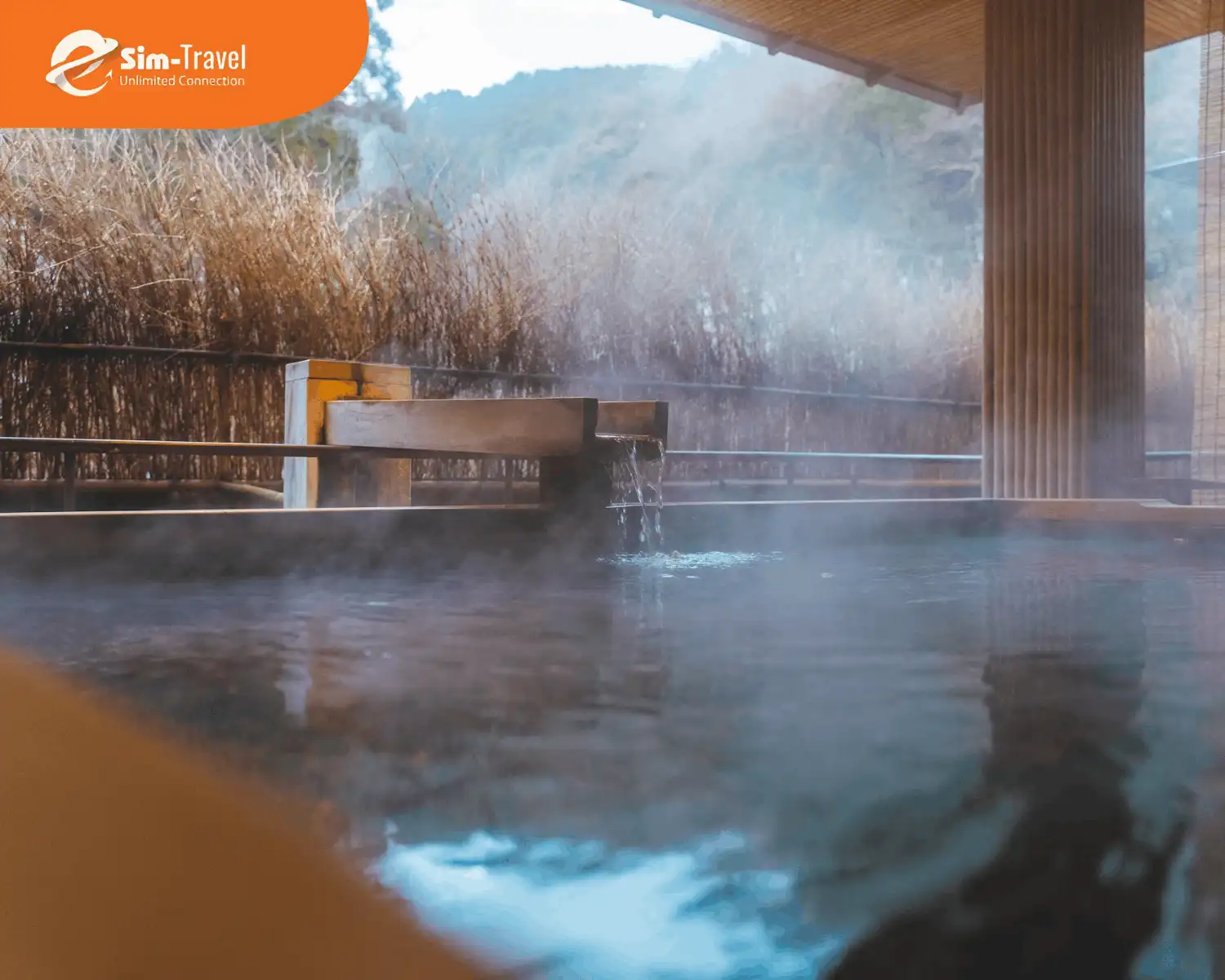 Thư giãn với tắm onsen truyền thống