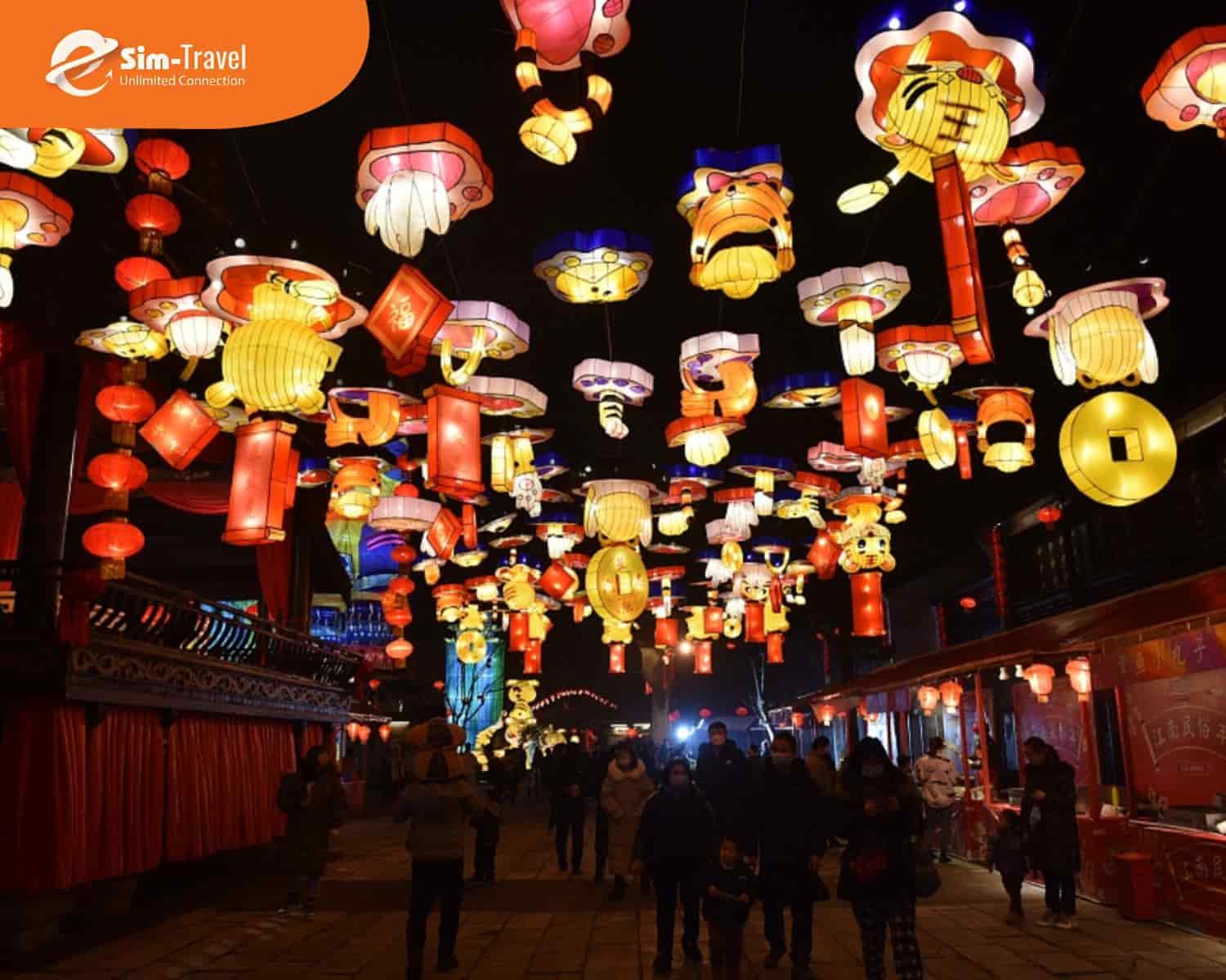 Lễ hội đèn lồng ở Quảng Tây Trung Quốc