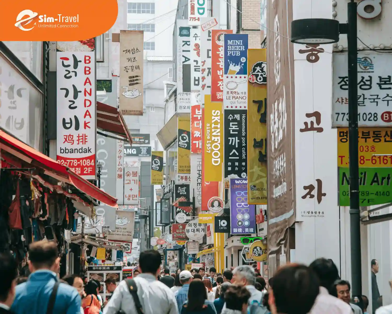 Tận hưởng vui chơi thoải mái tại các con phố sầm uất Myeongdong, Dongdaemun