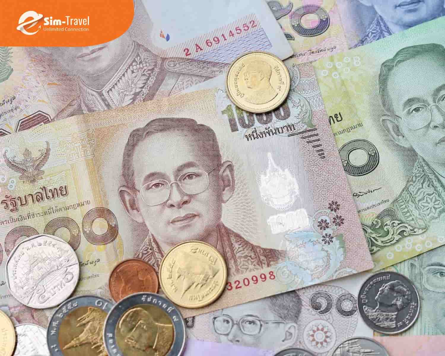 Đổi tiền Baht Thái trước chuyến đi để thuận tiện thanh toán các dịch vụ du lịch