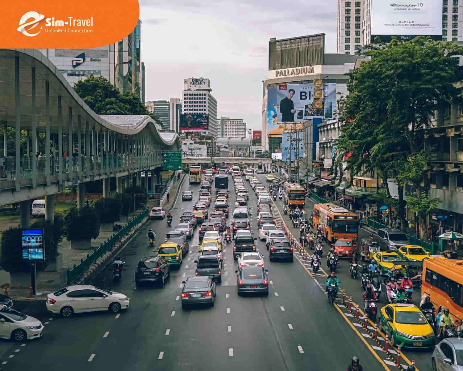 Hệ thống giao thông ở Thái Lan khá đa dạng thuận tiện cho du khách lựa chọn