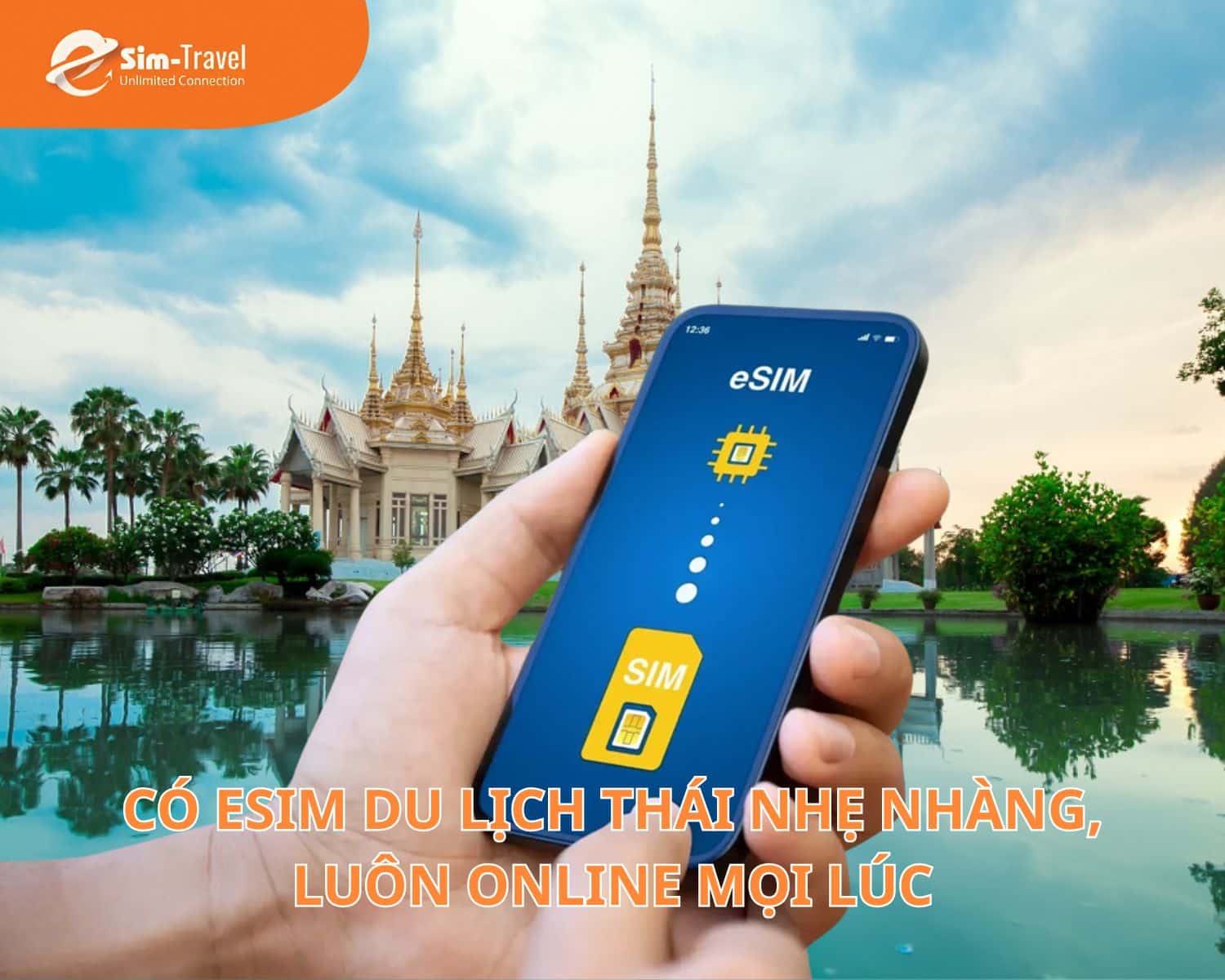 eSIM kết nối mọi nơi, không cần SIM vật lý