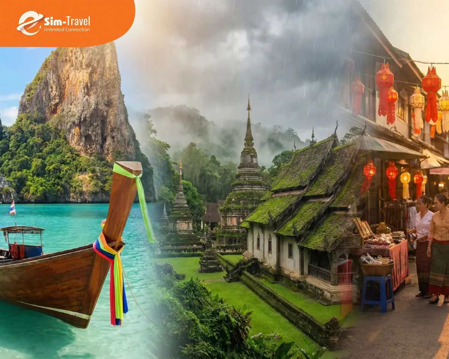 Thời tiết Thái Lan tháng 7 thường có mưa rào vào chiều tối