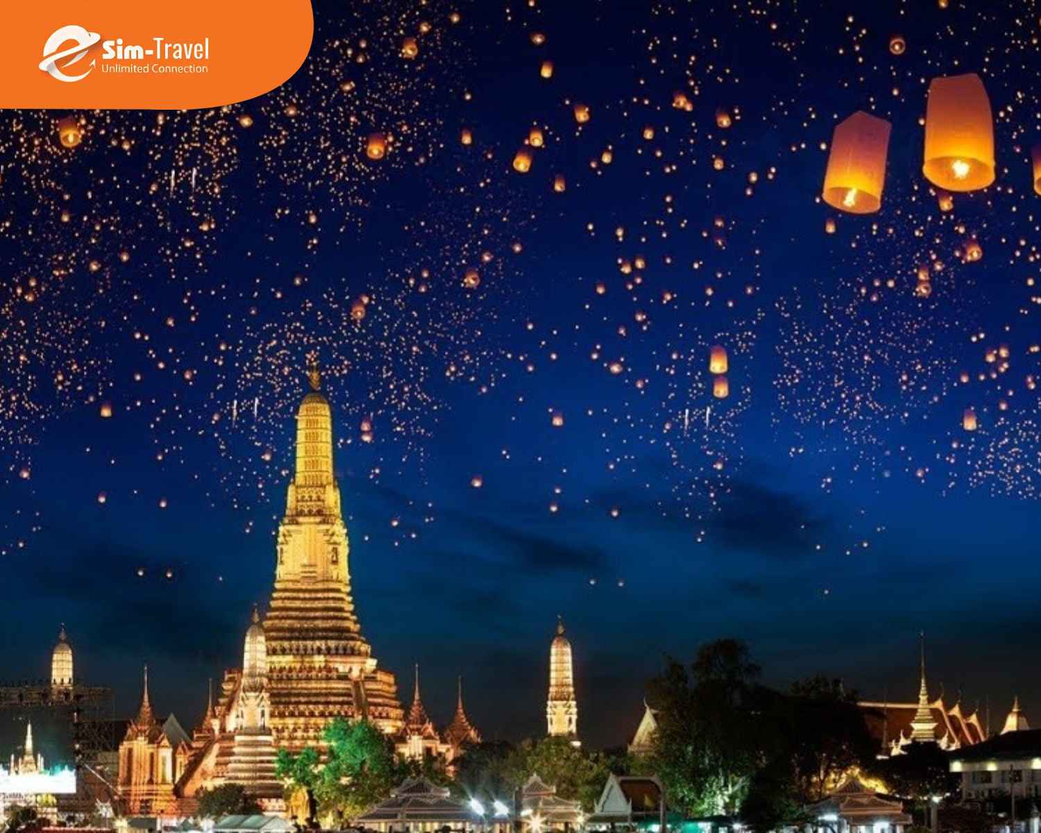 Lễ hội đ&egrave;n trời Yi Peng l&agrave; lễ hội nổi tiếng của Th&aacute;i Lan với h&agrave;ng ngh&igrave;n chiếc đ&egrave;n trời được thả l&ecirc;n kh&ocirc;ng trung