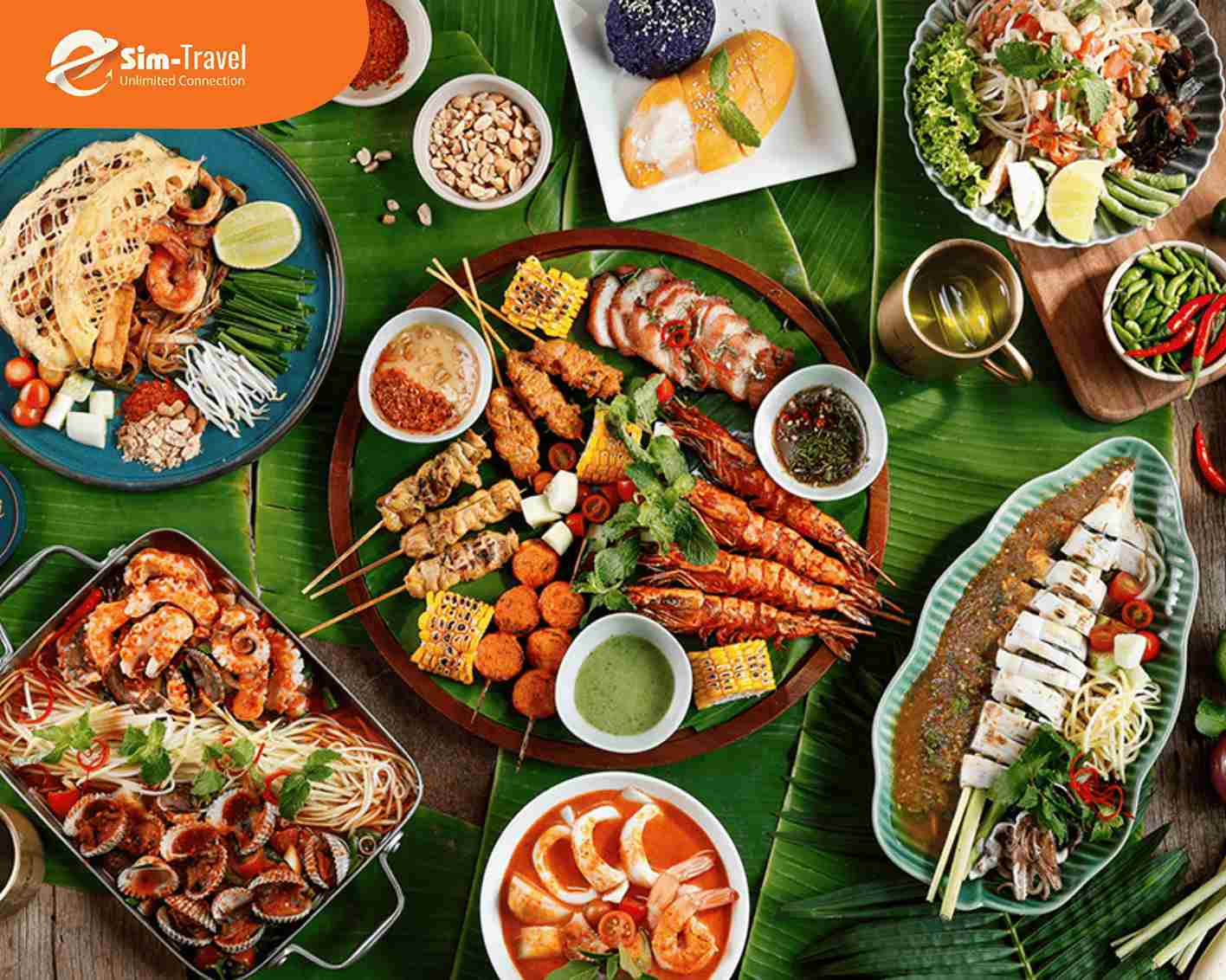 Ẩm thực Th&aacute;i Lan nổi tiếng với hương vị chua, cay, mặn, ngọt h&ograve;a quyện đầy hấp dẫn