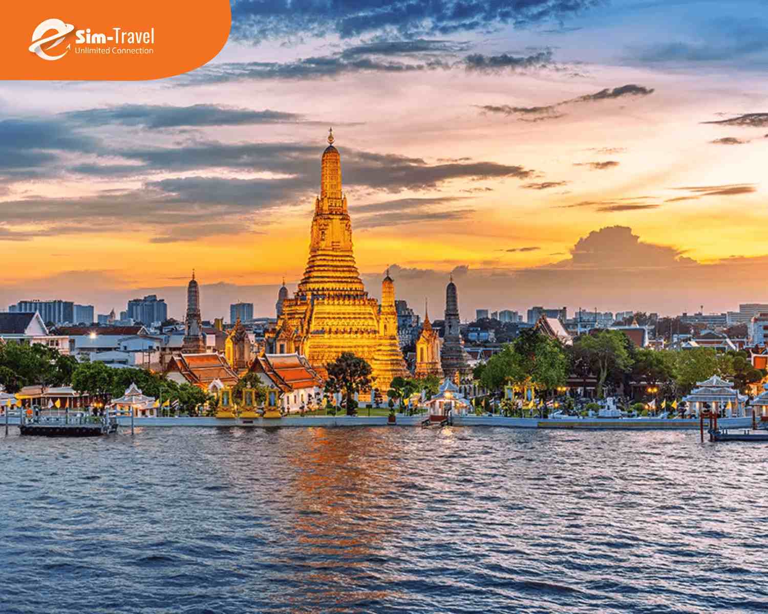Bangkok nổi tiếng với ch&ugrave;a v&agrave;ng, chợ đ&ecirc;m v&agrave; cuộc sống s&ocirc;i động