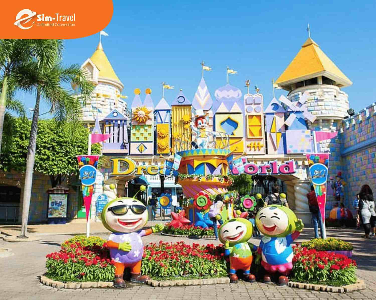 Dream World l&agrave; c&ocirc;ng vi&ecirc;n giải tr&iacute; ở Bangkok với nhiều tr&ograve; chơi vui nhộn