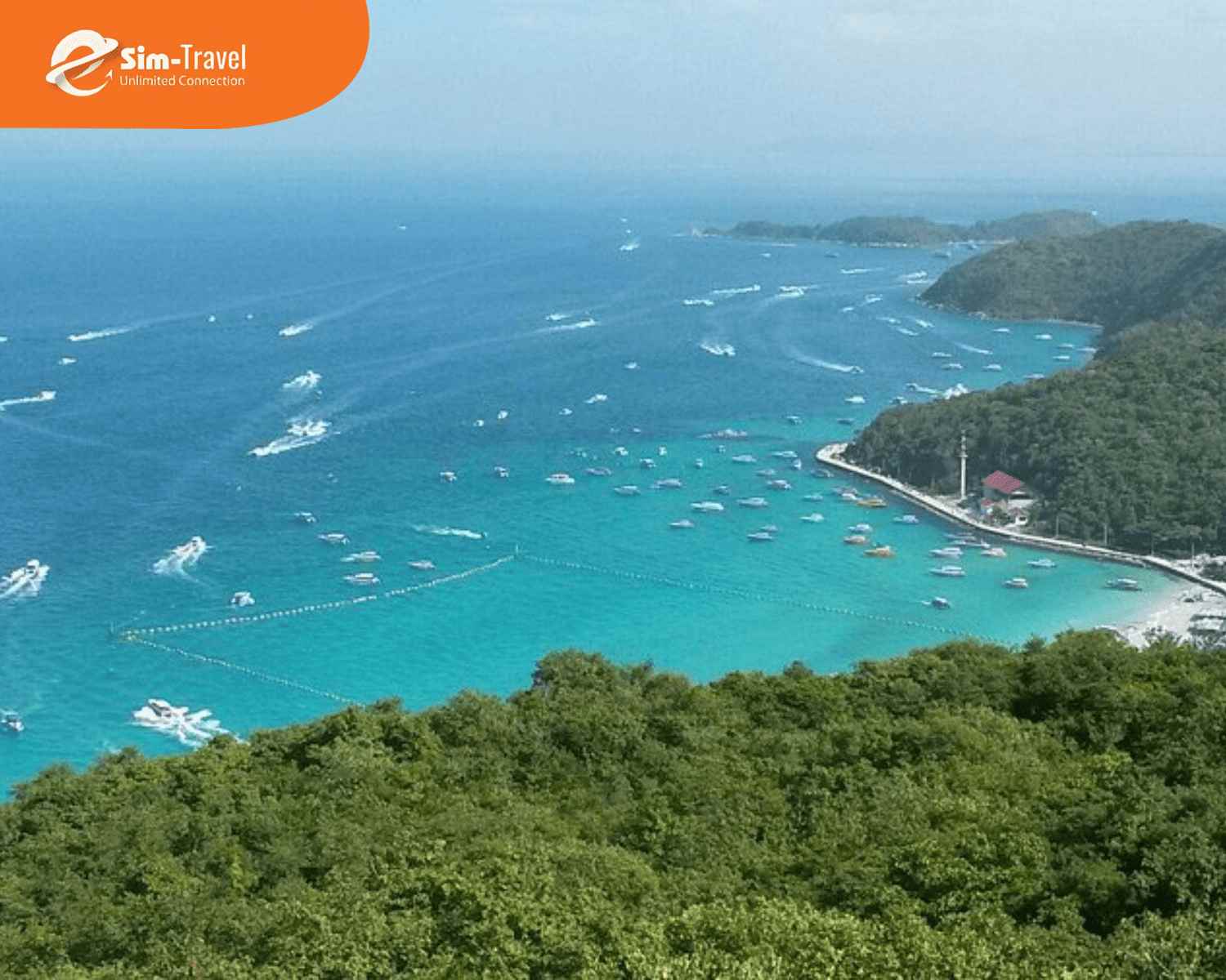 Koh Larn gần Pattaya c&oacute; biển trong xanh, c&aacute;t trắng v&agrave; l&agrave; nơi l&yacute; tưởng để tắm biển, lặn ngắm san h&ocirc;