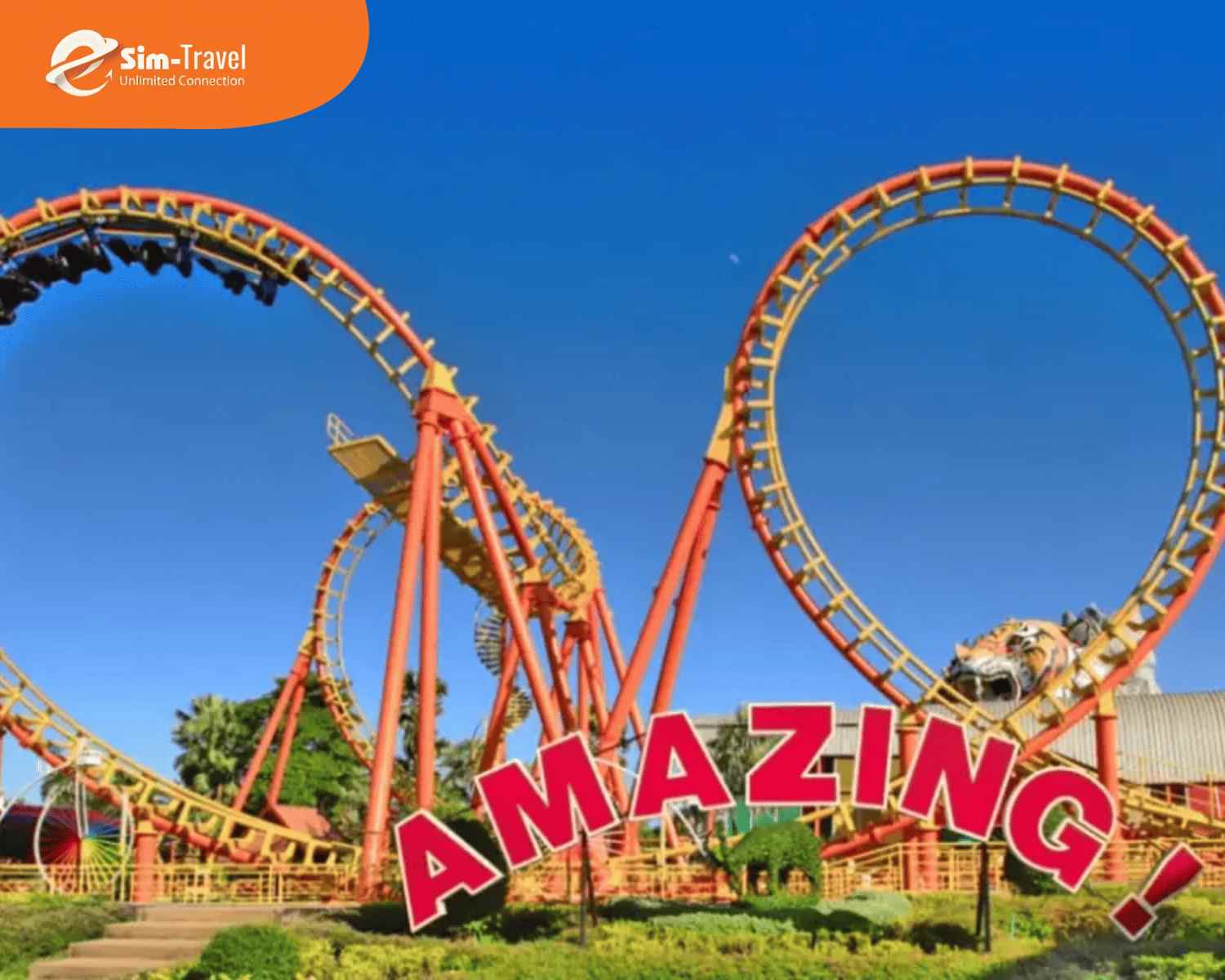 Siam Amazing Park l&agrave; c&ocirc;ng vi&ecirc;n giải tr&iacute; lớn ở Bangkok với nhiều tr&ograve; chơi v&agrave; khu c&ocirc;ng vi&ecirc;n nước