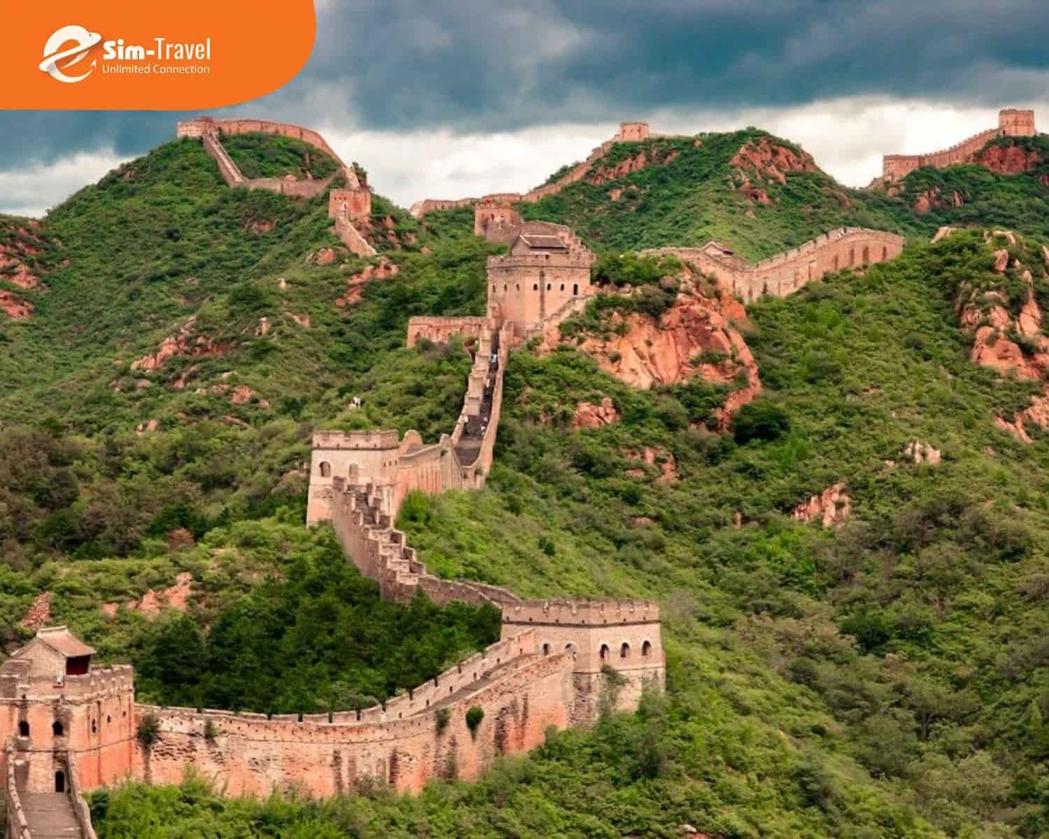 Badaling l&agrave; điểm đến nổi tiếng của Vạn L&yacute; Trường Th&agrave;nh