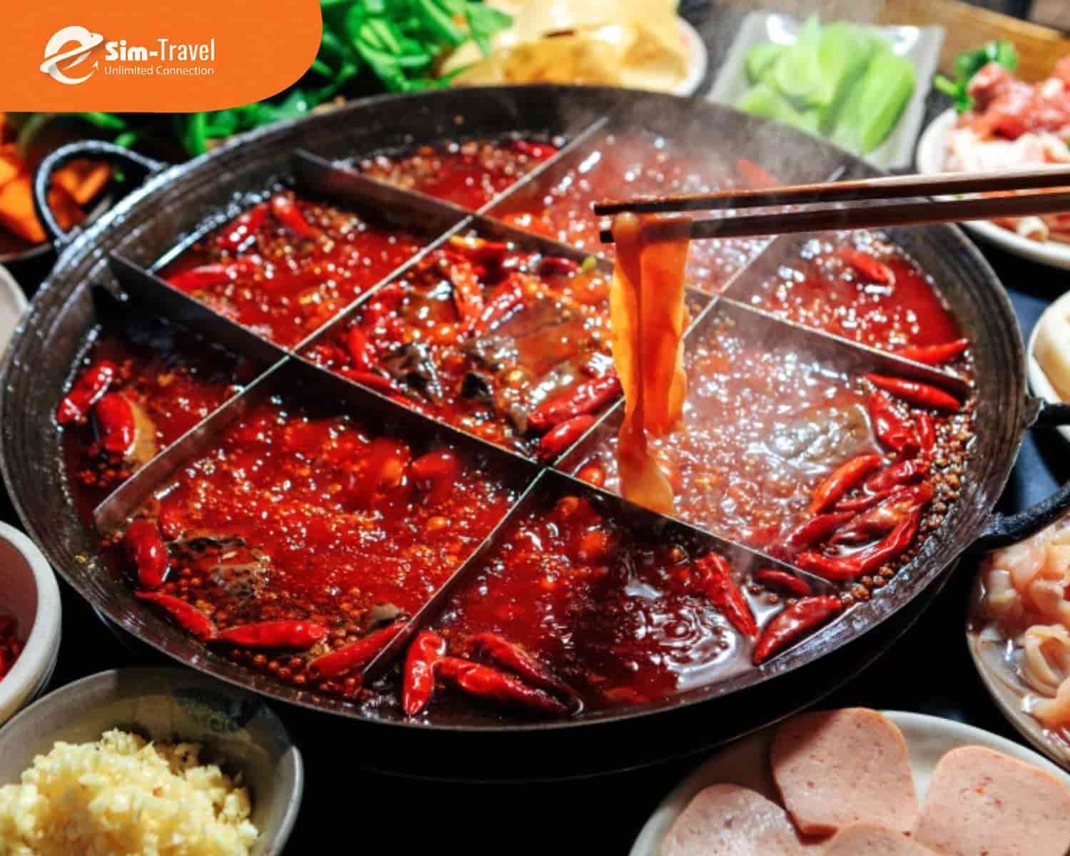 Lẩu Tứ Xuyên cay nồng