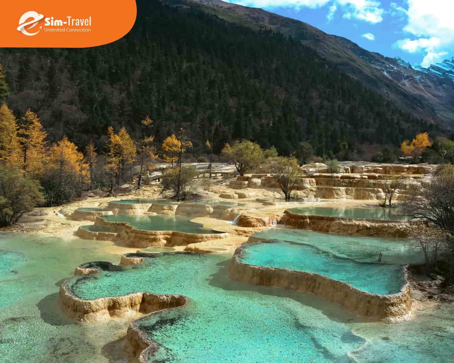 Hoàng Long (Tứ Xuyên) - Thung lũng Rồng Vàng kỳ vĩ