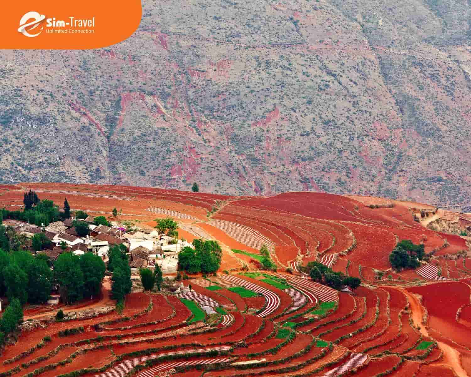 Nét đỏ cam độc đáo vùng Đất đỏ Đồng Quan - Vân Nam