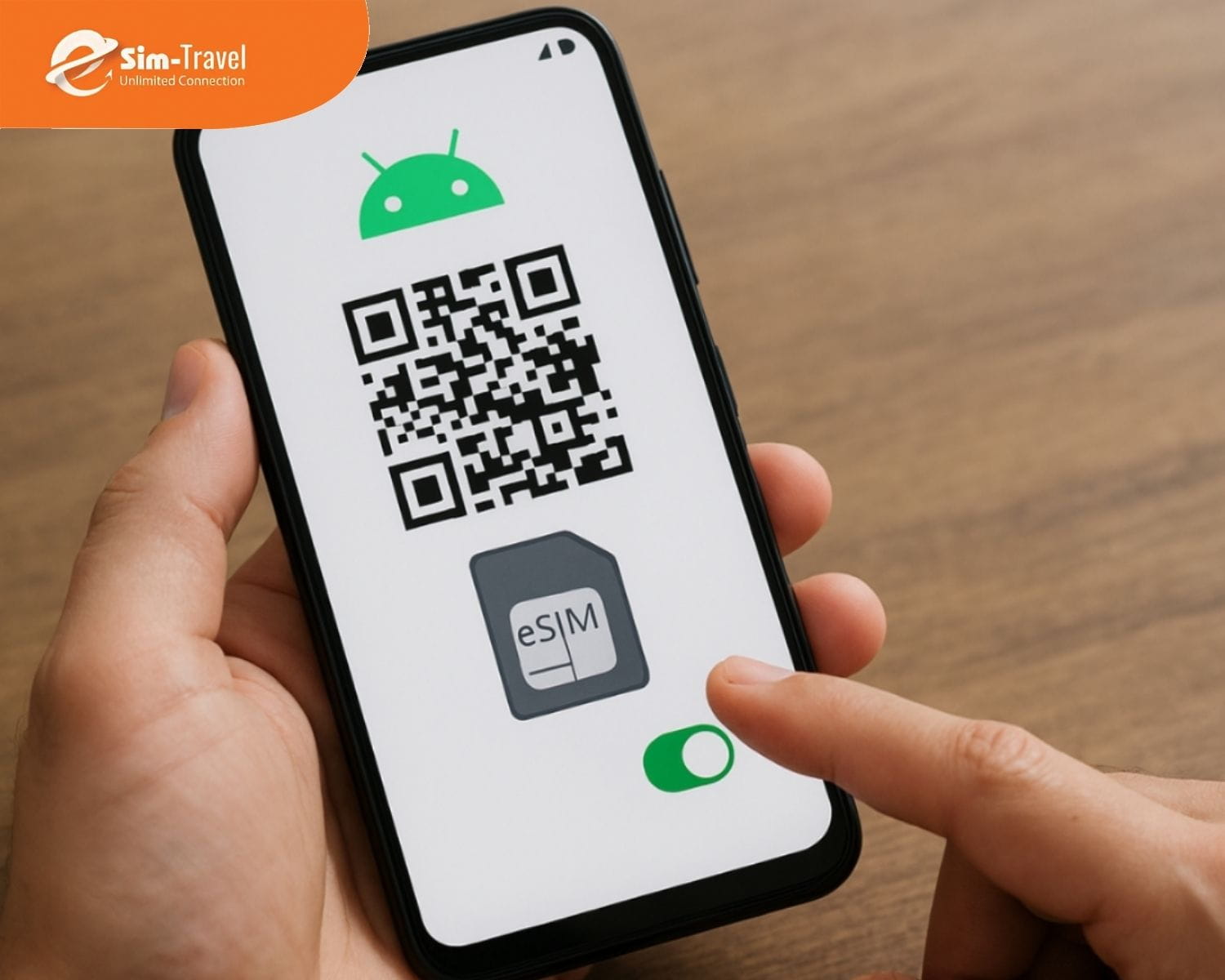 Truy cập mục Kết nối trong Cài đặt để thiết lập eSIM trên điện thoại Samsung.