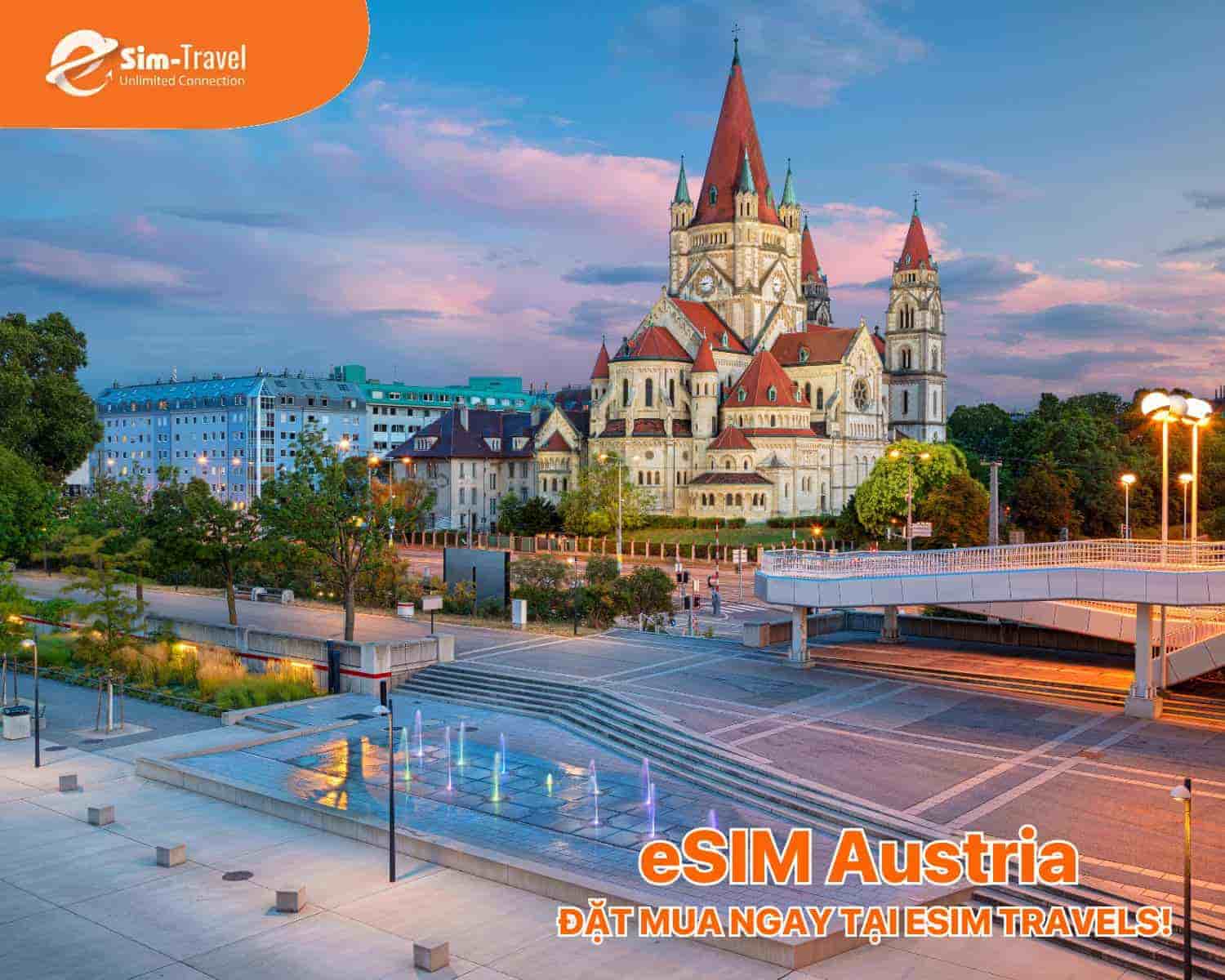 Nhận eSIM Austria chuẩn xịn, ESIM TRAVELS hỗ trợ 1 đổi 1 kh&ocirc;ng chậm trễ.