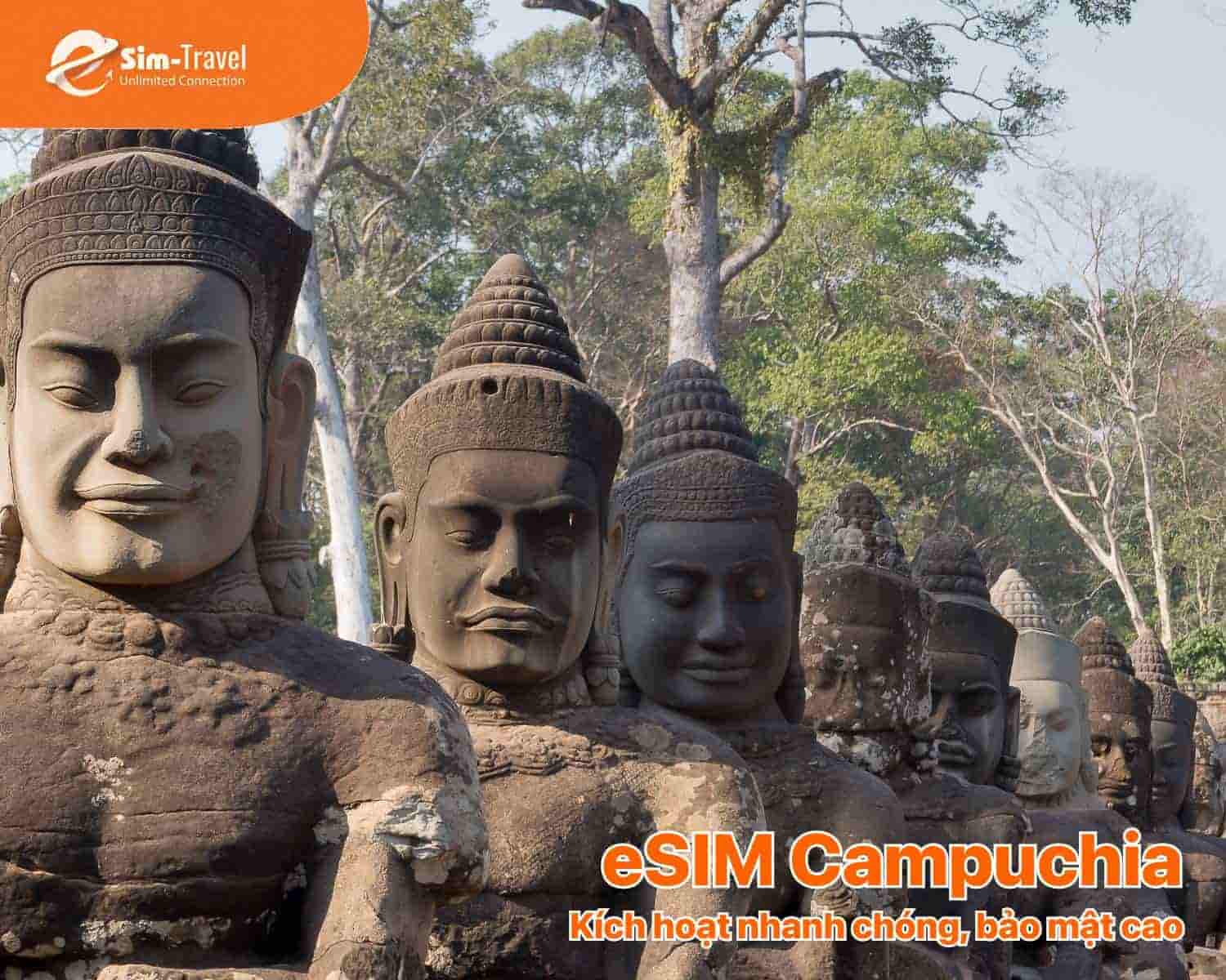 Với hạ tầng mạng hiện đại, eSIM Cambodia đảm bảo kết nối ổn định ở c&aacute;c th&agrave;nh phố lớn, khu du lịch nổi tiếng v&agrave; c&aacute;c v&ugrave;ng ngoại &ocirc; đ&ocirc;ng kh&aacute;ch. Tuy nhi&ecirc;n, tại một số địa điểm hẻo l&aacute;nh, tốc độ c&oacute; thể giảm nhẹ nhưng vẫn đủ cho c&aacute;c nhu cầu cơ bản.