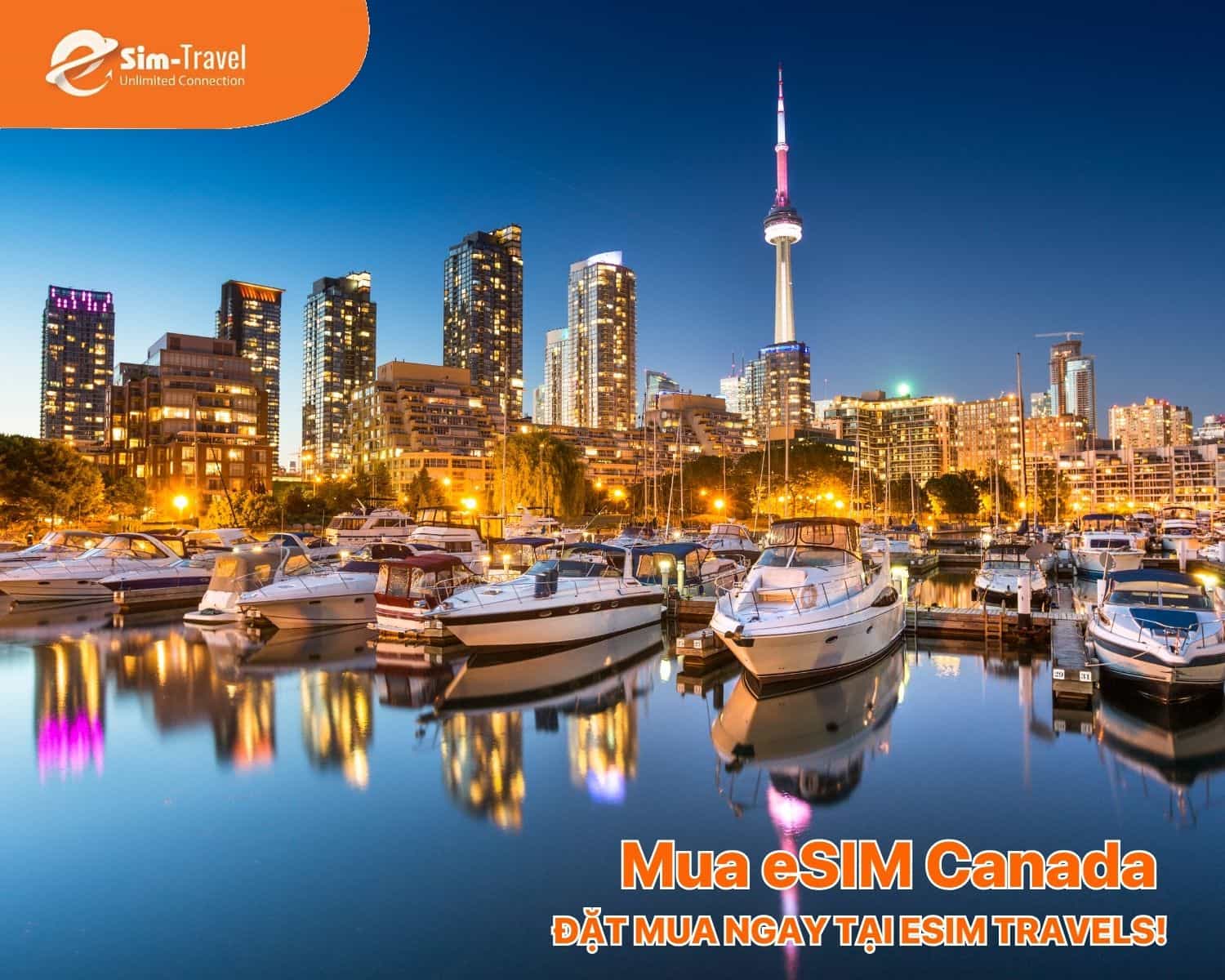 ESIM TRAVELS cung cấp Canada eSIM data giá tốt, kích hoạt nhanh chóng