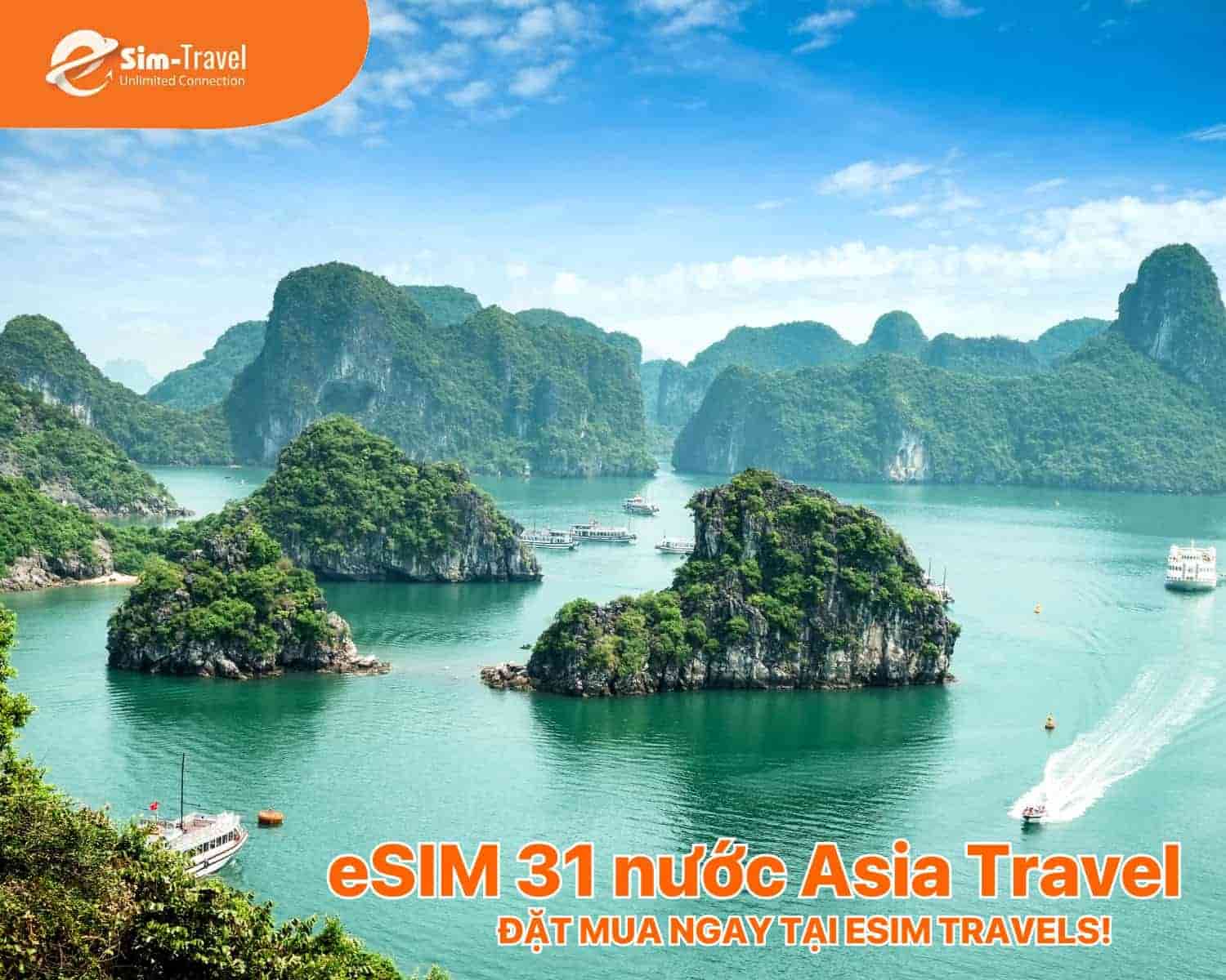 Di chuyển xuy&ecirc;n quốc gia nhẹ nh&agrave;ng hơn với ESIM TRAVELS.