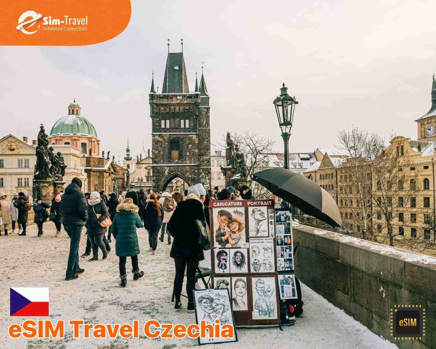 Trải nghiệm Internet tốc độ cao khắp c&aacute;c th&agrave;nh phố Cộng H&ograve;a S&eacute;c với eSIM 