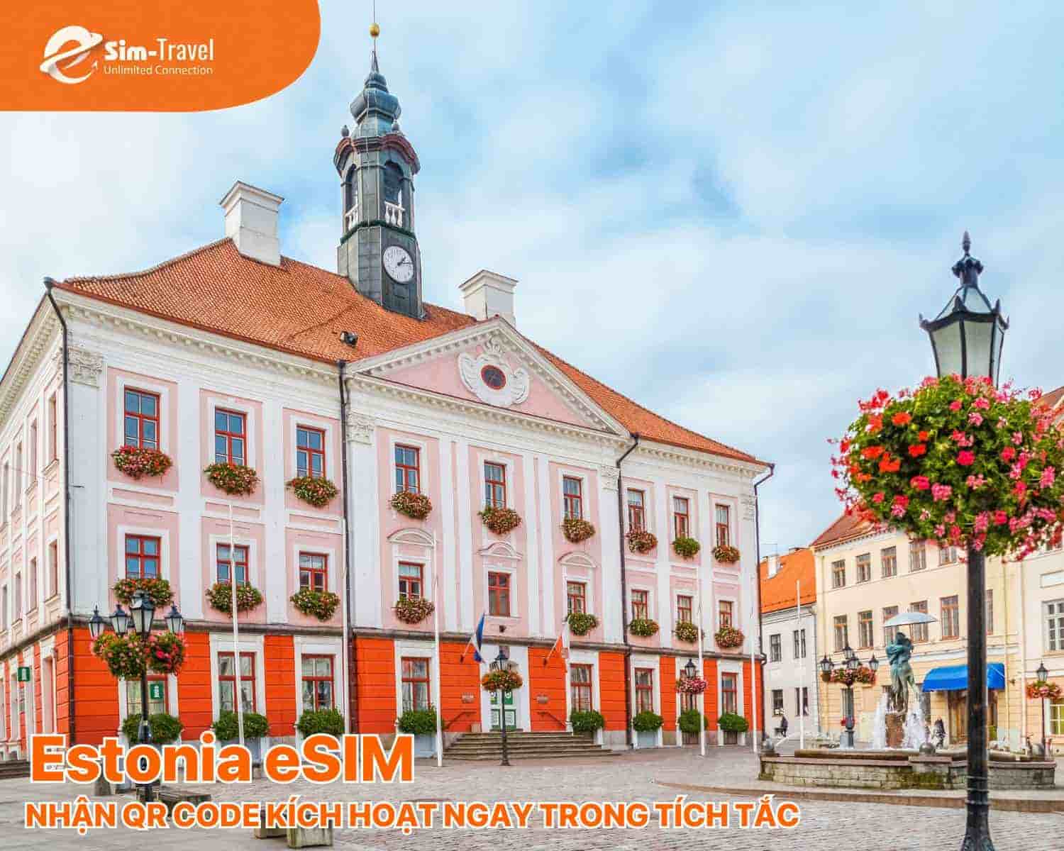 K&iacute;ch hoạt eSIM Estonia chỉ trong v&agrave;i ph&uacute;t, sẵn s&agrave;ng kh&aacute;m ph&aacute; ngay.