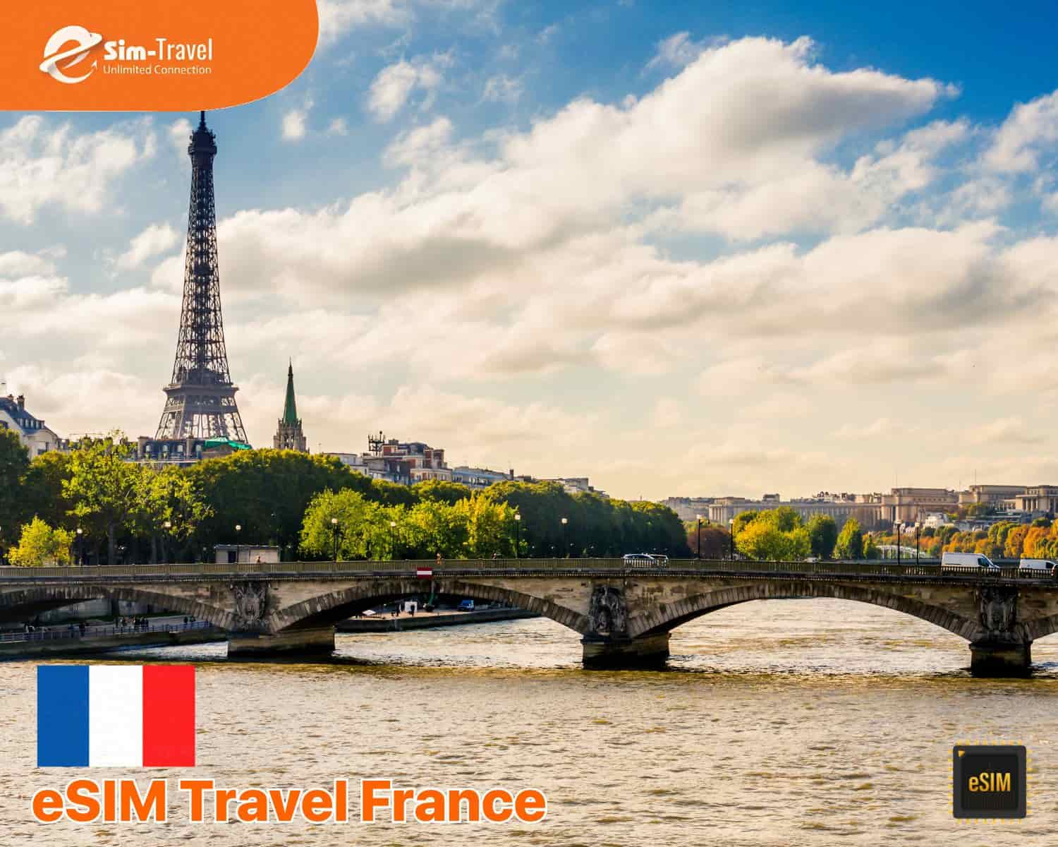 Du lịch Ph&aacute;p dễ d&agrave;ng hơn bao giờ hết với eSIM online, kh&ocirc;ng cần SIM vật l&yacute;, tiết kiệm thời gian v&agrave; chi ph&iacute; roaming.