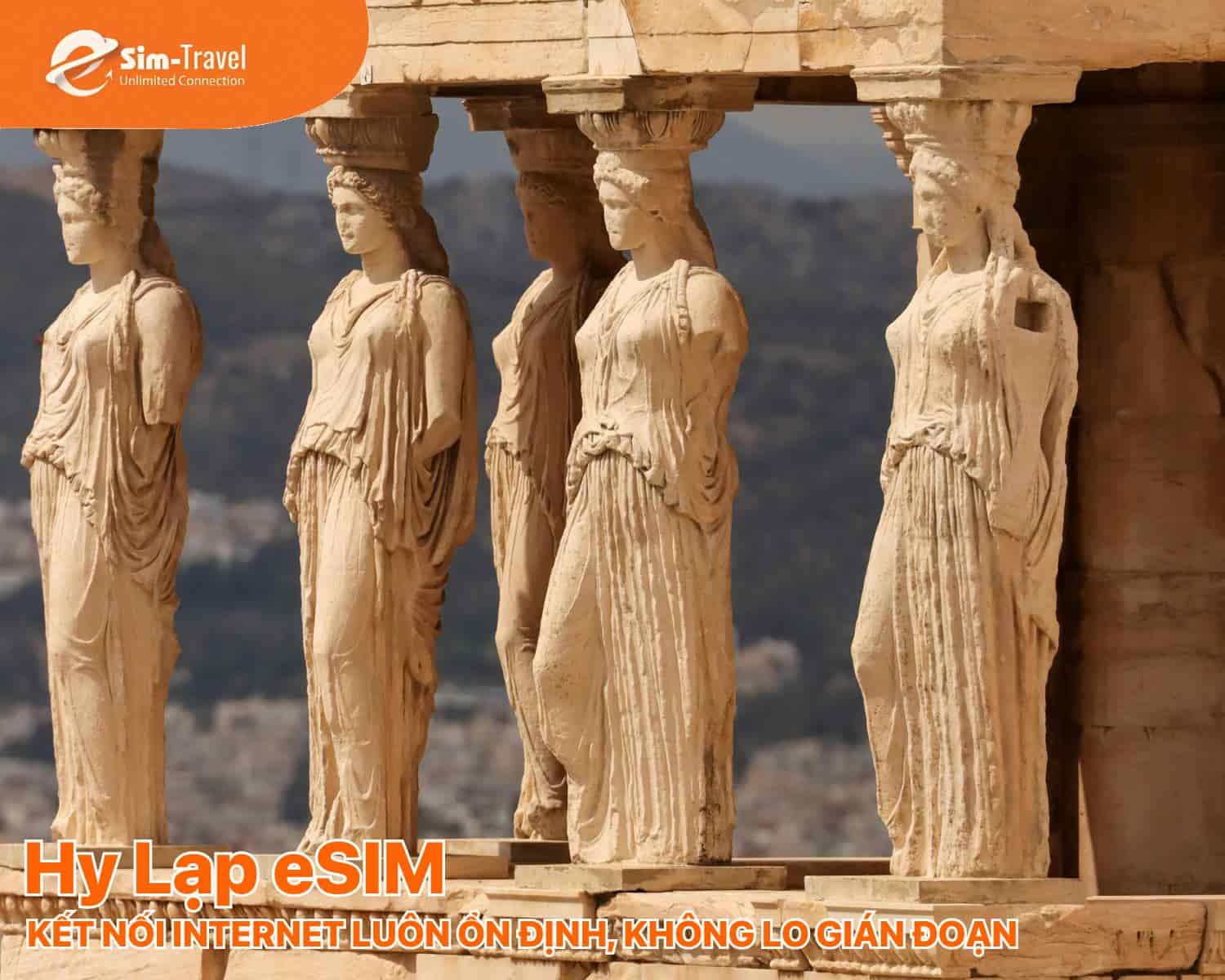 eSIM Hy Lạp gi&uacute;p chuyến đi trở n&ecirc;n th&ocirc;ng minh, tiết kiệm thời gian v&agrave; chi ph&iacute;, kết nối li&ecirc;n tục trong suốt h&agrave;nh tr&igrave;nh.