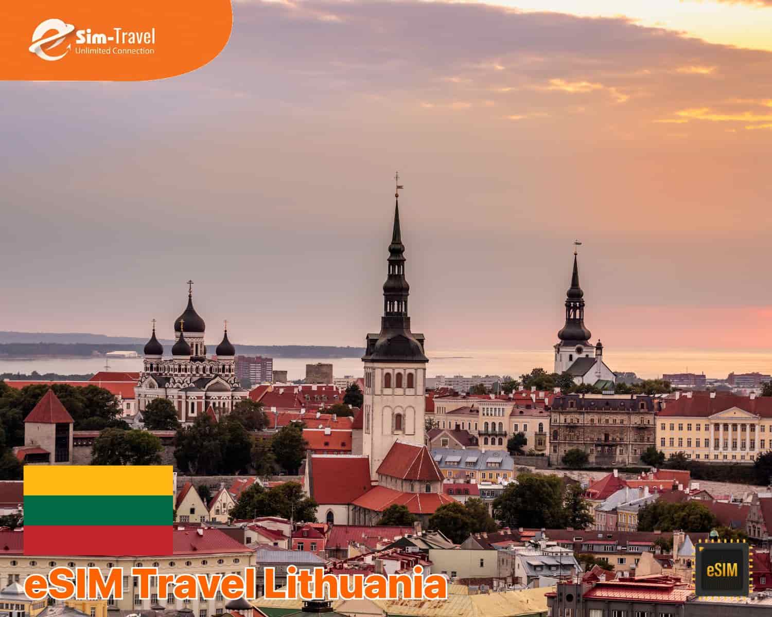 eSIM Lithuania gi&uacute;p bạn l&agrave;m việc, lướt web v&agrave; chia sẻ khoảnh khắc mọi l&uacute;c, mọi nơi.