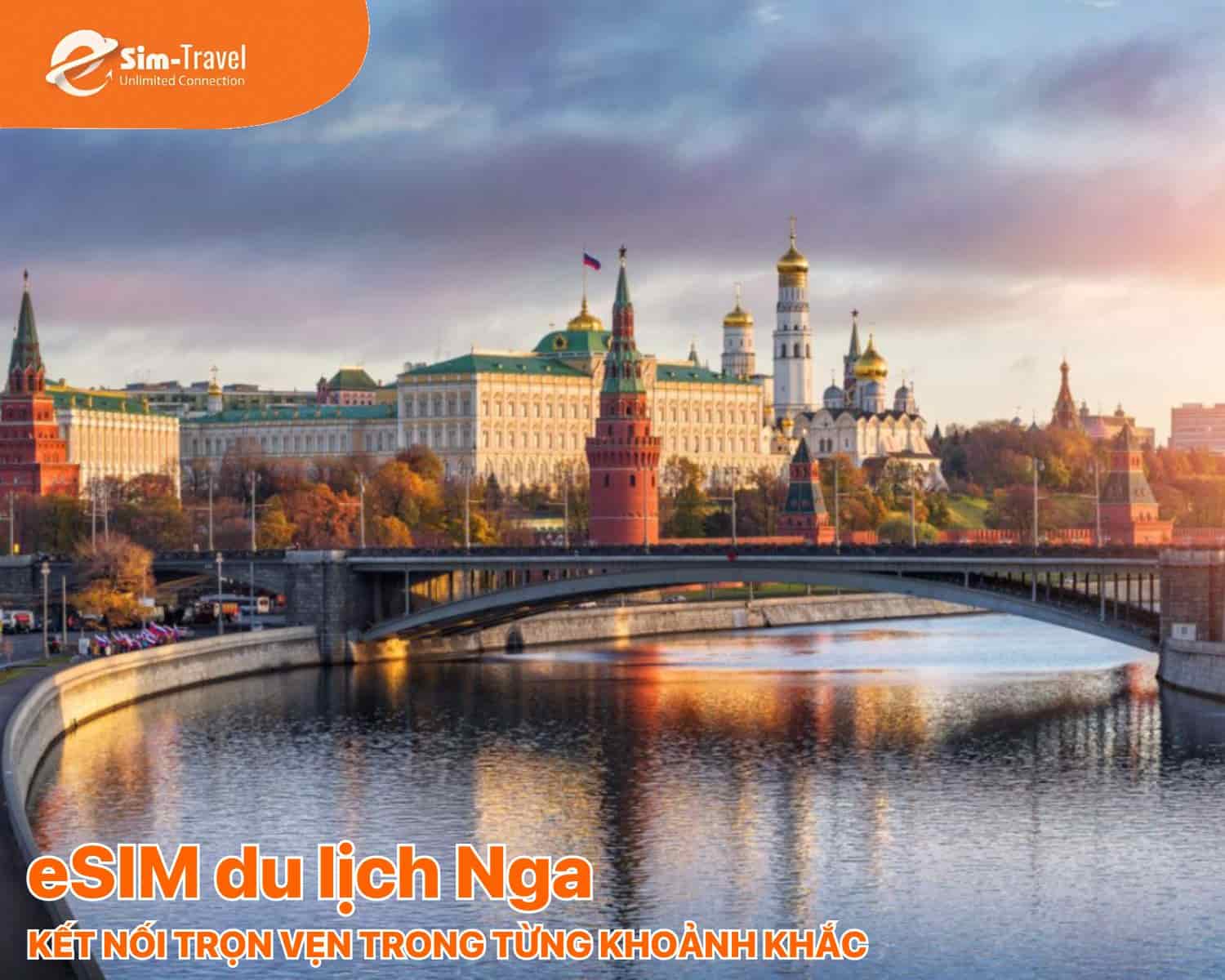 Một m&atilde; QR k&iacute;ch hoạt, eSIM Russia hoạt động xuy&ecirc;n suốt chuyến đi.