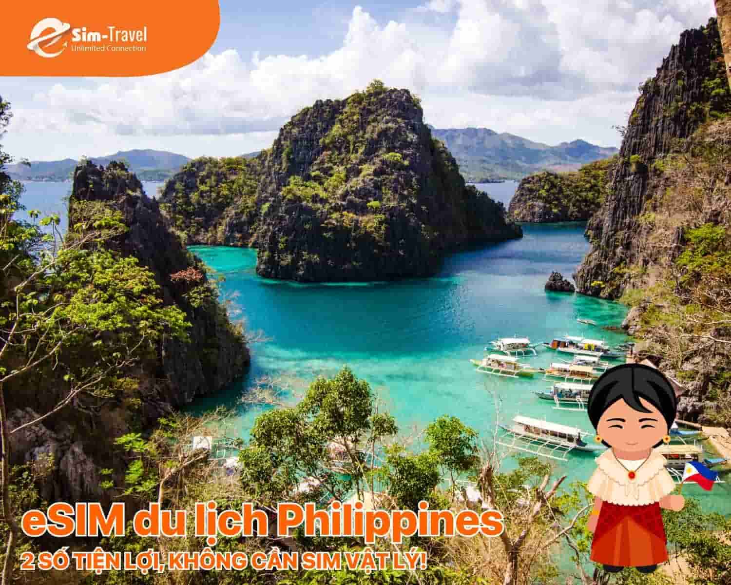Sẵn s&agrave;ng kết nối mọi l&uacute;c, mọi nơi kh&ocirc;ng cần sim vật l&yacute; với eSIM Philippines.