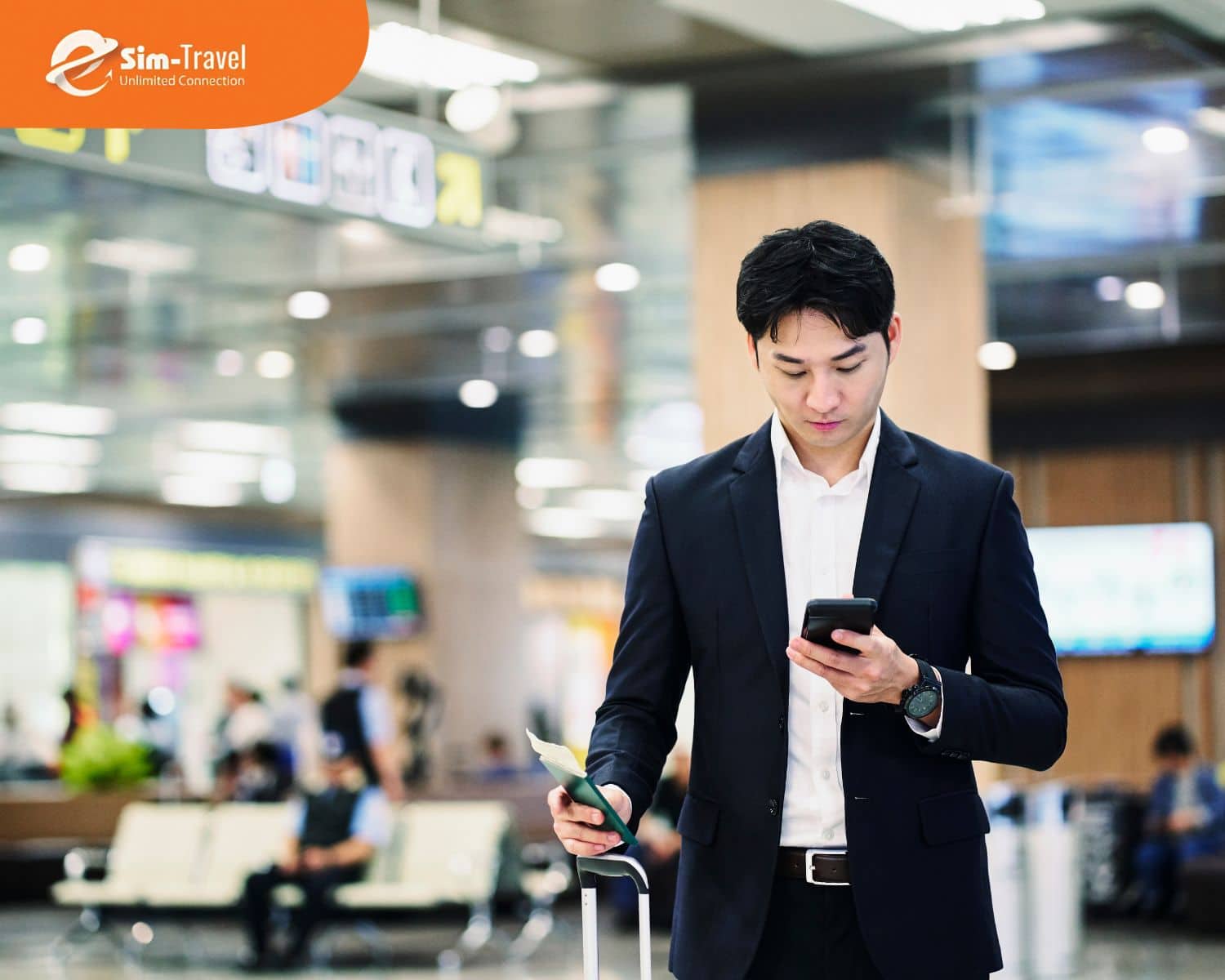 eSIM sẽ tự động nhận mạng tại quốc gia bạn đến m&agrave; kh&ocirc;ng cần thao t&aacute;c th&ecirc;m.