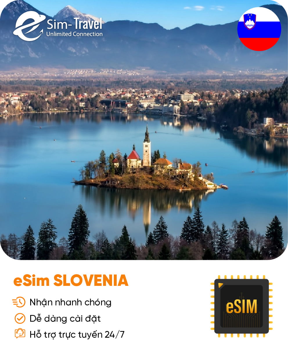 Esim du lịch eSIM Slovenia - Mua eSIM online giá rẻ, kích hoạt dễ dàng, kết nối internet nhanh chóng