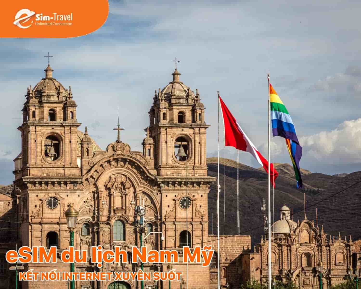 Kết nối internet xuy&ecirc;n suốt Brazil, Argentina, Chile với eSIM Travel South America.