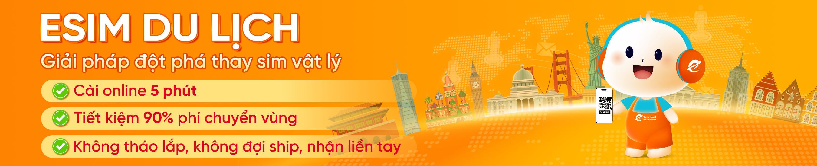 Giải pháp eSIM du lịch của Esim Travels